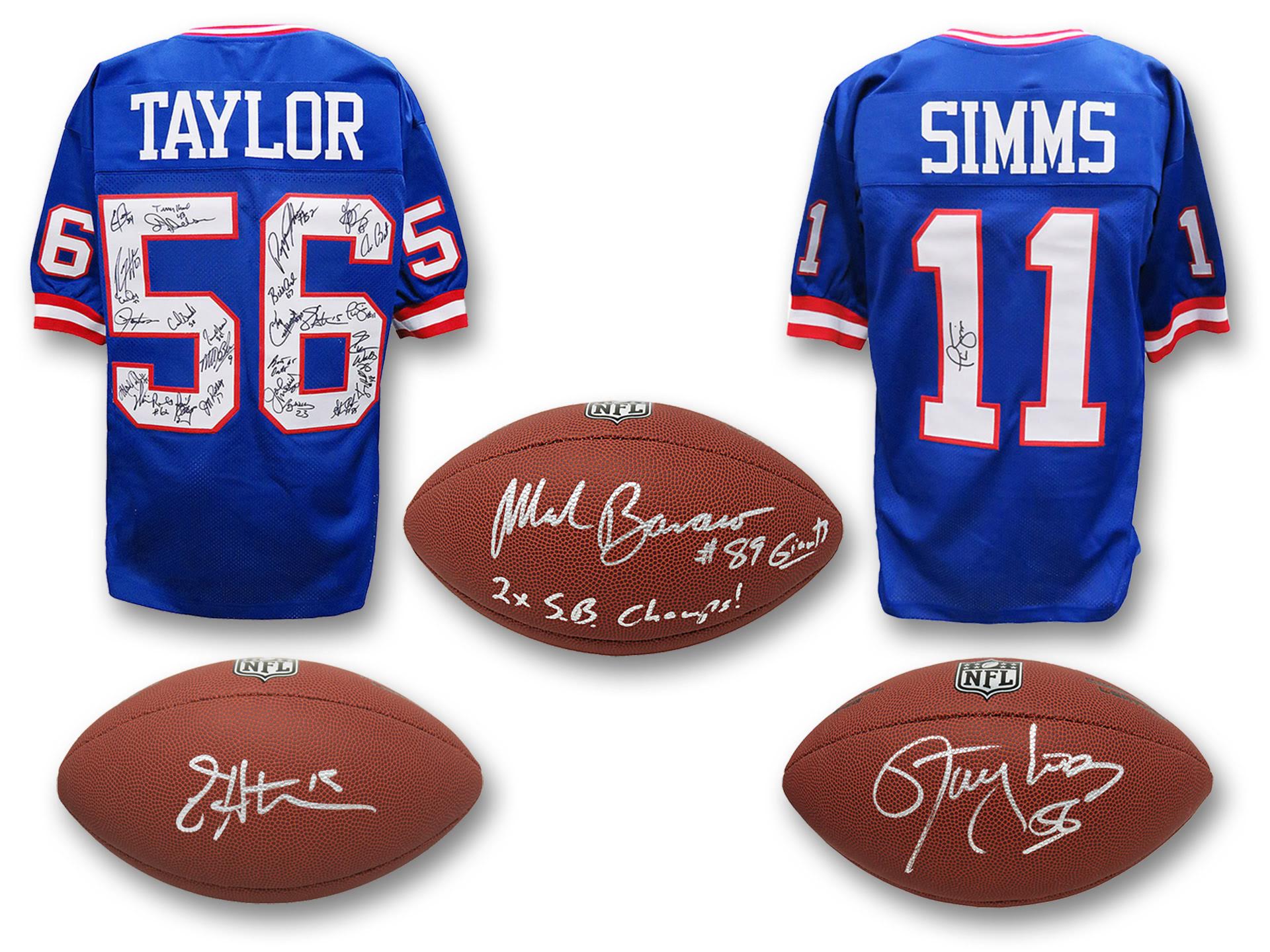 Schwartz Sports 1986, 1990 New York Giants World Champs Mystery Autograph Gift Box - Series 3 (Limited to 156) **Grand Prize TEAM Signed Jersey** at PristineAuction.com Schwartz Sports 1986, 1990 New York Giants World Champs Mystery Autograph Gift Box - Series 3 (Limited to 156) **Grand Prize TEAM Signed Jersey** at PristineAuction.com