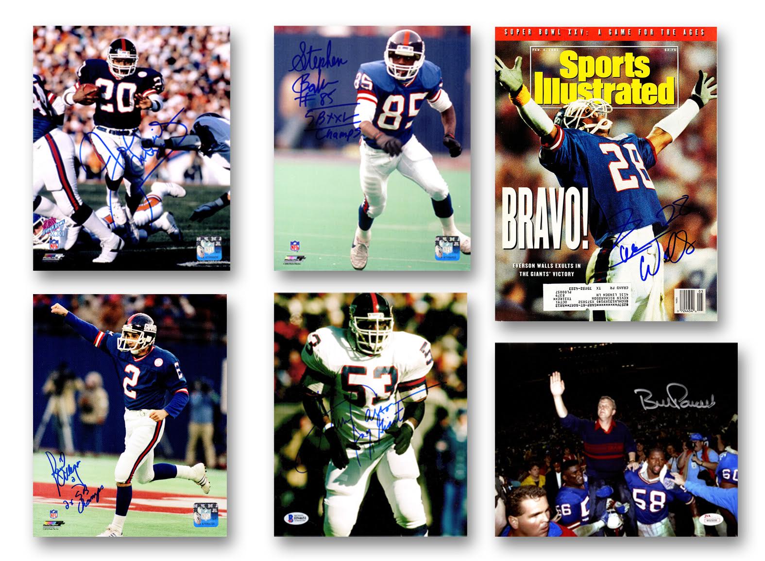 Schwartz Sports 1986, 1990 New York Giants World Champs Mystery Autograph Gift Box - Series 3 (Limited to 156) **Grand Prize TEAM Signed Jersey** at PristineAuction.com Schwartz Sports 1986, 1990 New York Giants World Champs Mystery Autograph Gift Box - Series 3 (Limited to 156) **Grand Prize TEAM Signed Jersey** at PristineAuction.com