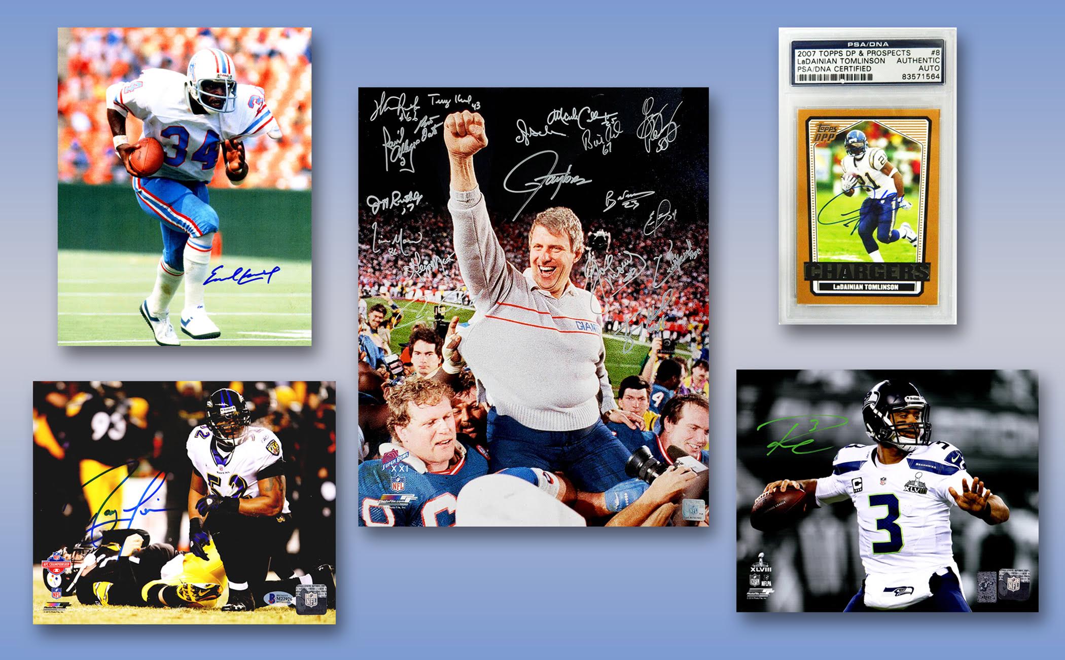 Schwartz Sports Football TOUCHDOWN Mystery Box - Series 4 (Limited to 75) (6+ Autograph Items per Box) at PristineAuction.com Schwartz Sports Football TOUCHDOWN Mystery Box - Series 4 (Limited to 75) (6+ Autograph Items per Box) at PristineAuction.com