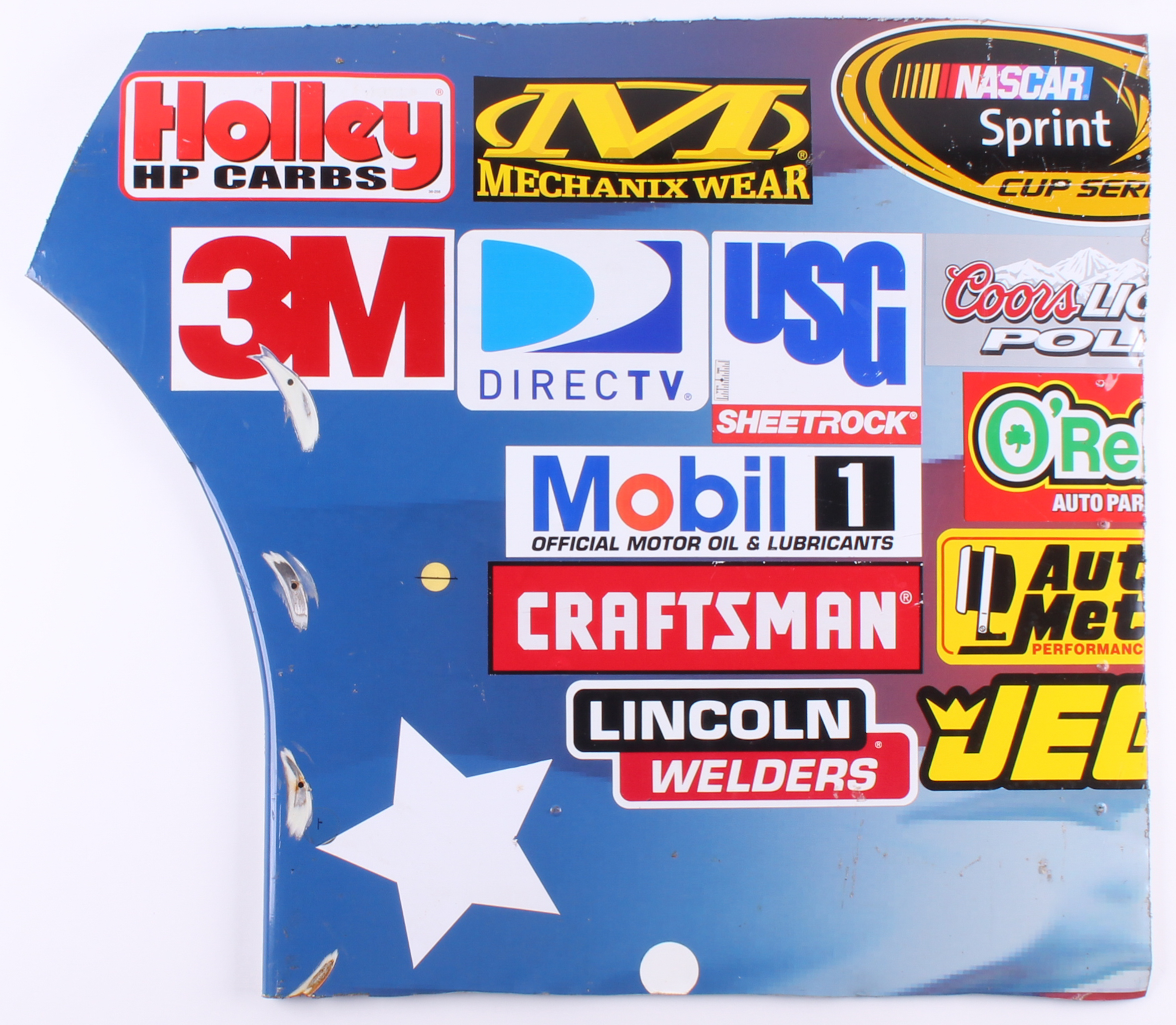 Bobby Labonte Race-Used #47 NASCAR 2011 Daytona 500 Contingency Panel Sheet Metal at PristineAuction.com Bobby Labonte Race-Used #47 NASCAR 2011 Daytona 500 Contingency Panel Sheet Metal at PristineAuction.com