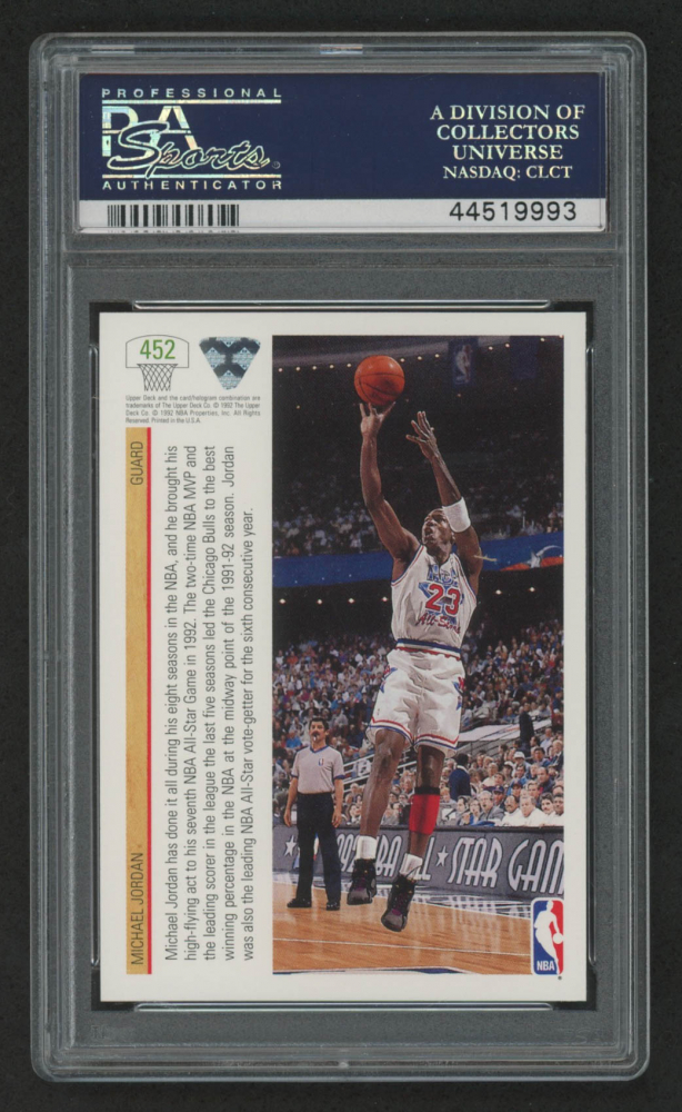 92 upper deck michael jordan