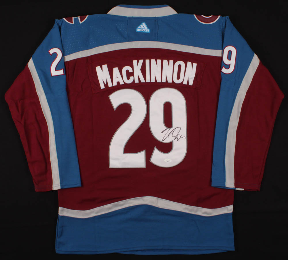 Nathan MacKinnon Signed Avalanche Jersey (JSA COA) at PristineAuction.com Nathan MacKinnon Signed Avalanche Jersey (JSA COA) at PristineAuction.com