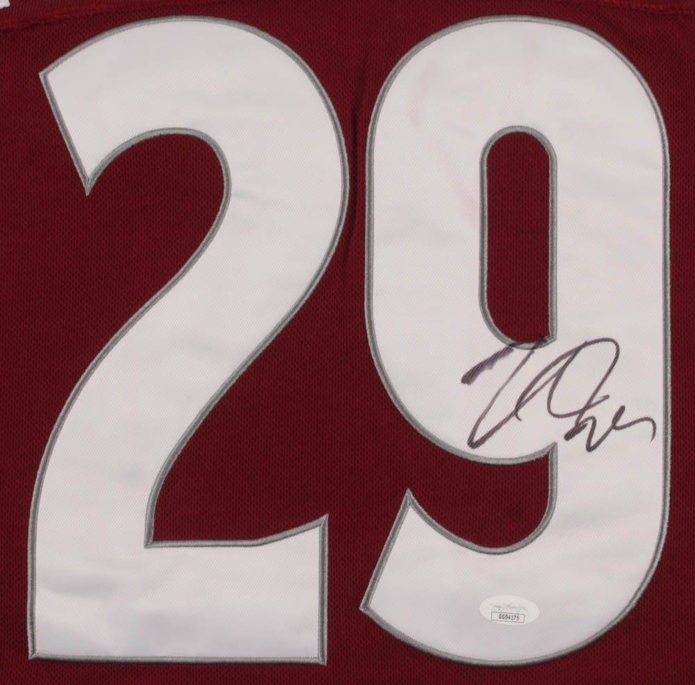 Nathan MacKinnon Signed Avalanche Jersey (JSA COA) at PristineAuction.com Nathan MacKinnon Signed Avalanche Jersey (JSA COA) at PristineAuction.com