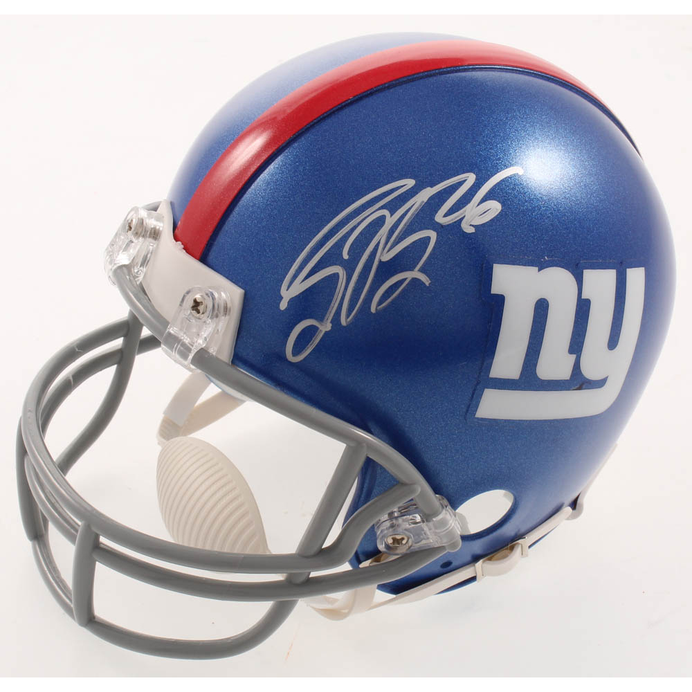 Saquon Barkley Signed Giants Mini Helmet (PSA COA) Pristine Auction