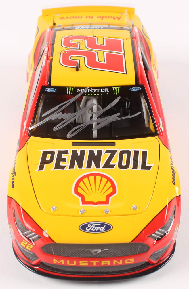 Joey Logano Signed 2019 NASCAR #22 Shell-Pennzoil - Darlington - 1:24 Premium Action Diecast Car (PA COA) at PristineAuction.com Joey Logano Signed 2019 NASCAR #22 Shell-Pennzoil - Darlington - 1:24 Premium Action Diecast Car (PA COA) at PristineAuction.com