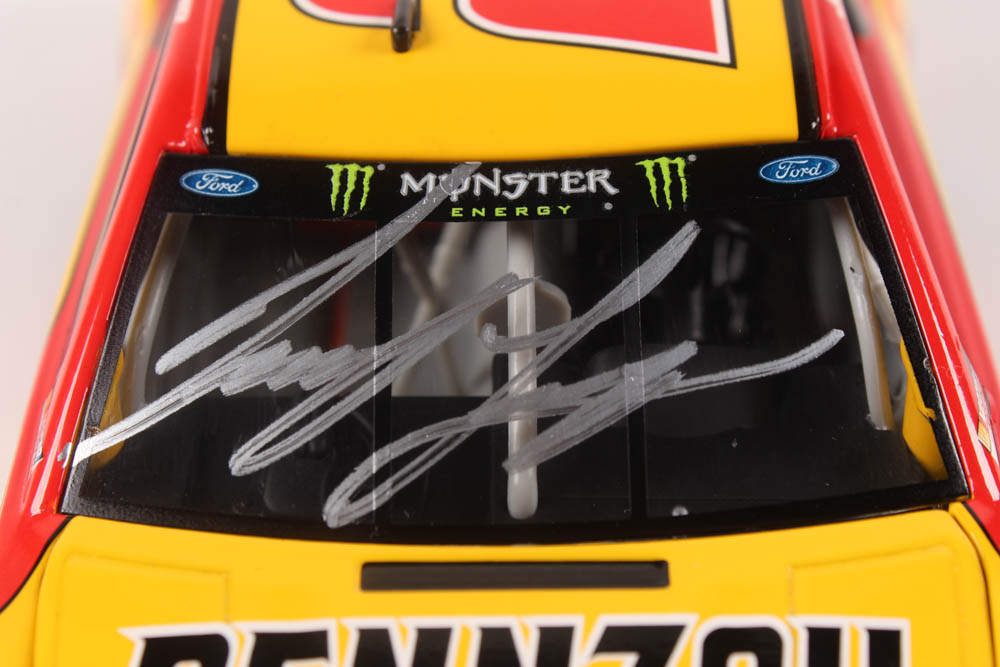 Joey Logano Signed 2019 NASCAR #22 Shell-Pennzoil - Darlington - 1:24 Premium Action Diecast Car (PA COA) at PristineAuction.com Joey Logano Signed 2019 NASCAR #22 Shell-Pennzoil - Darlington - 1:24 Premium Action Diecast Car (PA COA) at PristineAuction.com