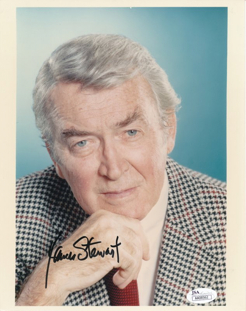 James Stewart Signed 8x10 Photo (JSA COA) Pristine Auction