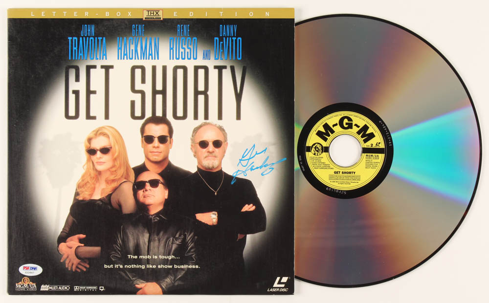 Gene Hackman Signed "Get Shorty" Vinyl Record Album Cover (PSA COA) at PristineAuction.com Gene Hackman Signed "Get Shorty" Vinyl Record Album Cover (PSA COA) at PristineAuction.com