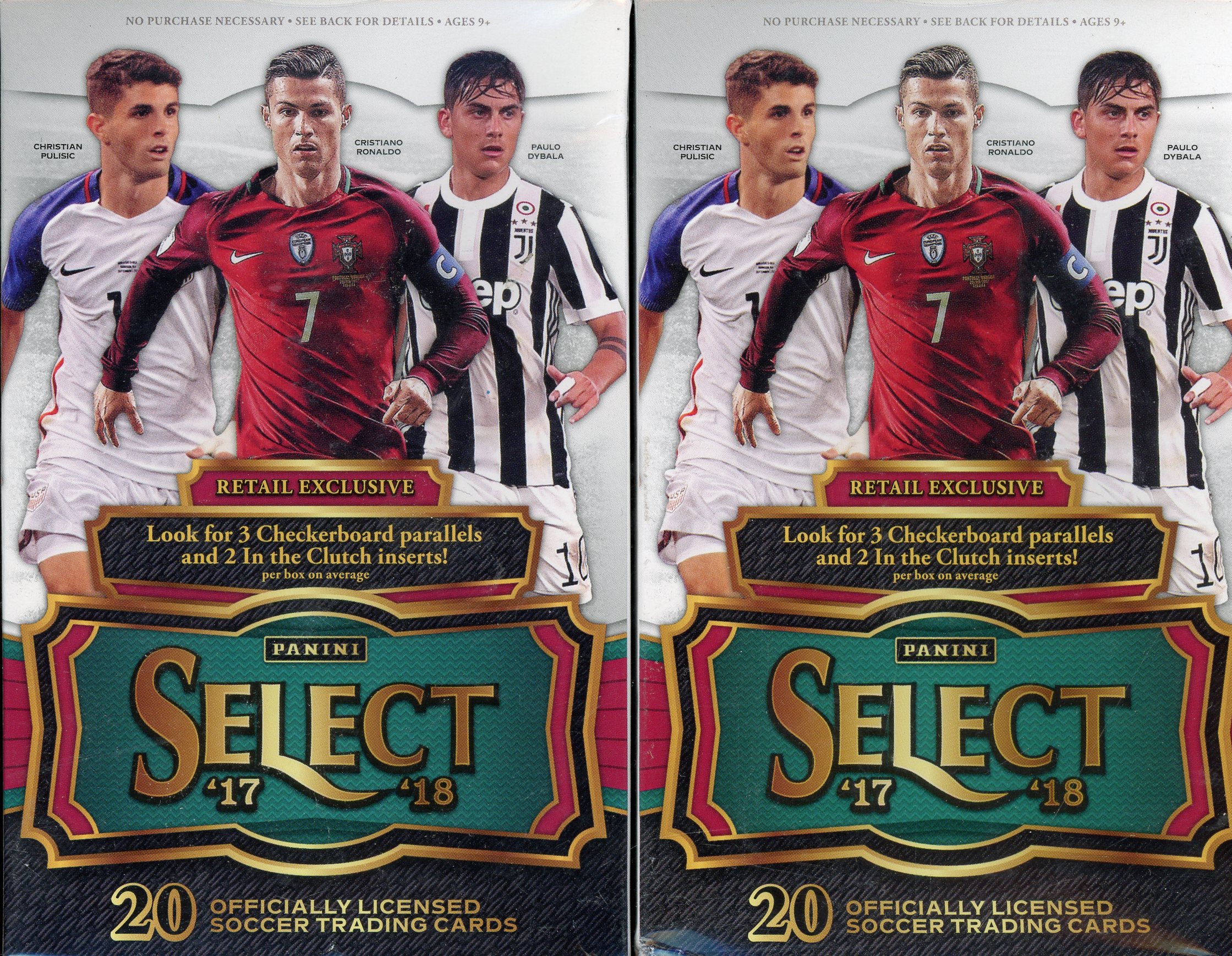 Lot of (2) 2017-18 Panini Select Soccer Hanger Boxes at PristineAuction.com Lot of (2) 2017-18 Panini Select Soccer Hanger Boxes at PristineAuction.com