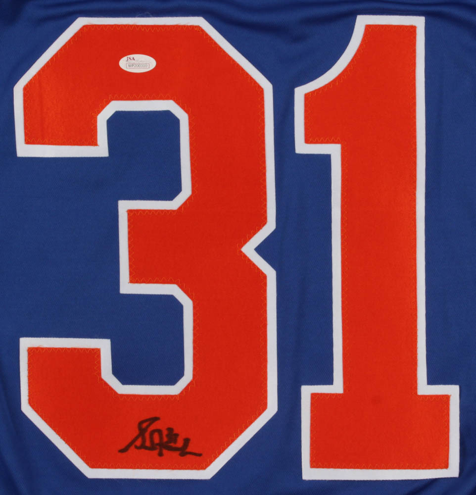 Grant Fuhr Signed Jersey (JSA COA) at PristineAuction.com Grant Fuhr Signed Jersey (JSA COA) at PristineAuction.com