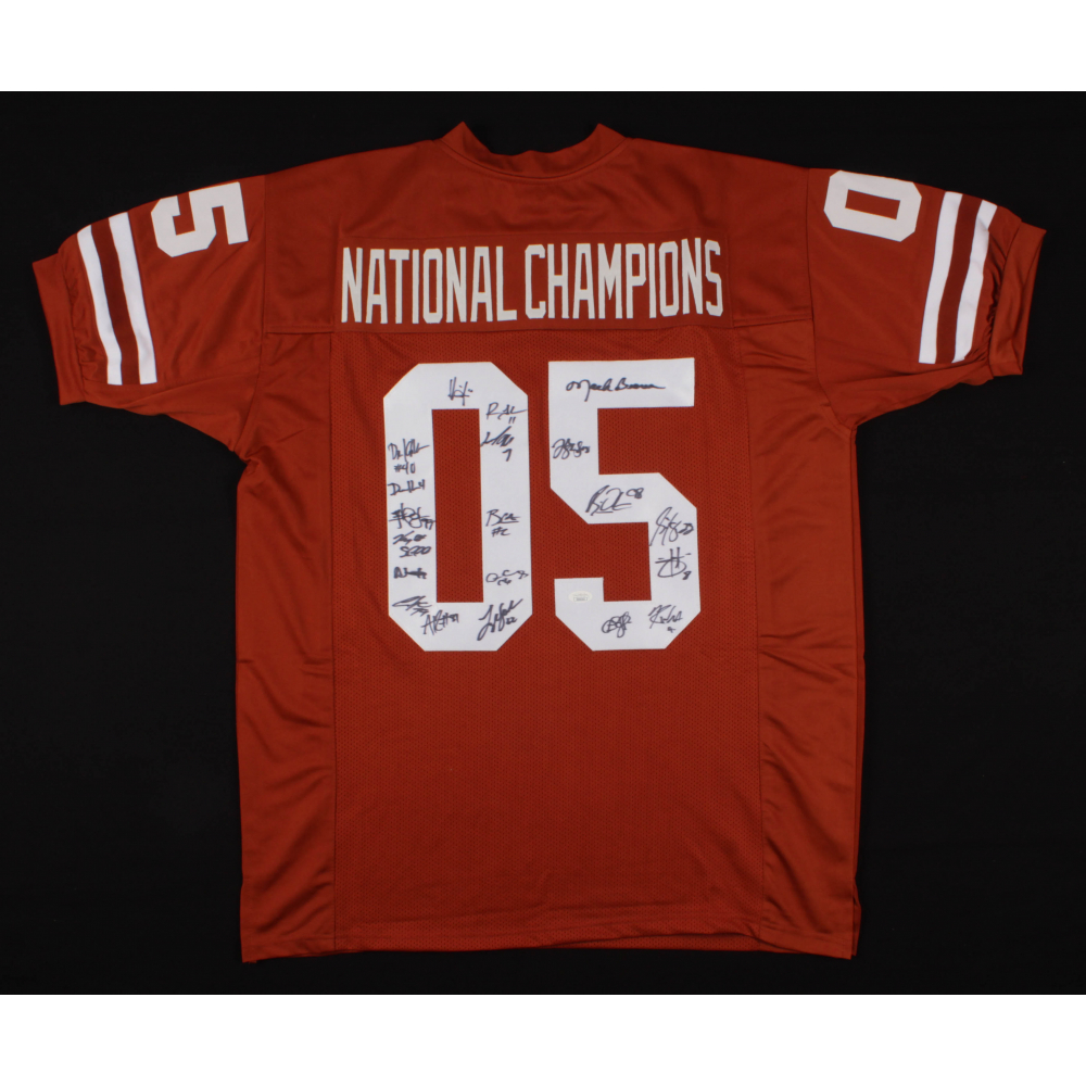 2005-national-champions-jersey-signed-by-20-with-mack-brown-lyle