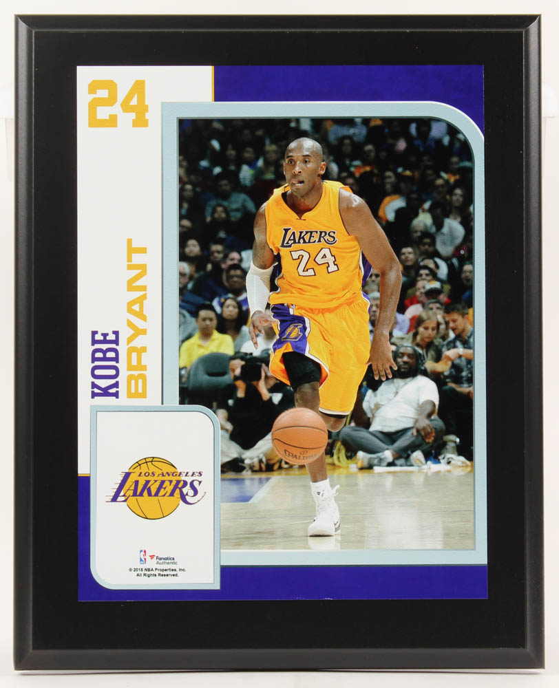 Kobe Bryant Lakers 10.5x13 Plaque Display at PristineAuction.com Kobe Bryant Lakers 10.5x13 Plaque Display at PristineAuction.com