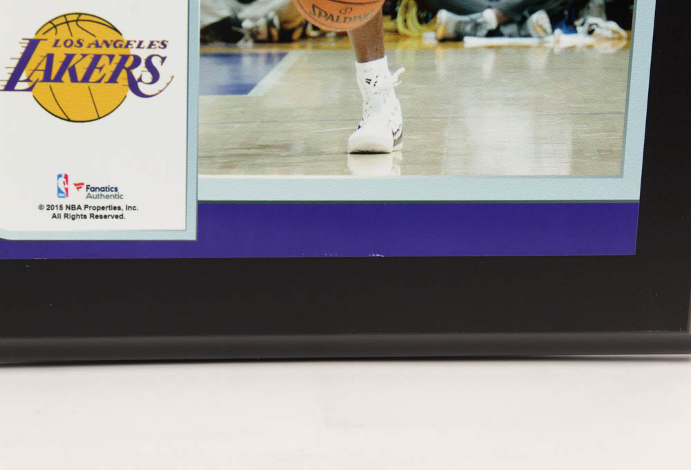 Kobe Bryant Lakers 10.5x13 Plaque Display at PristineAuction.com Kobe Bryant Lakers 10.5x13 Plaque Display at PristineAuction.com