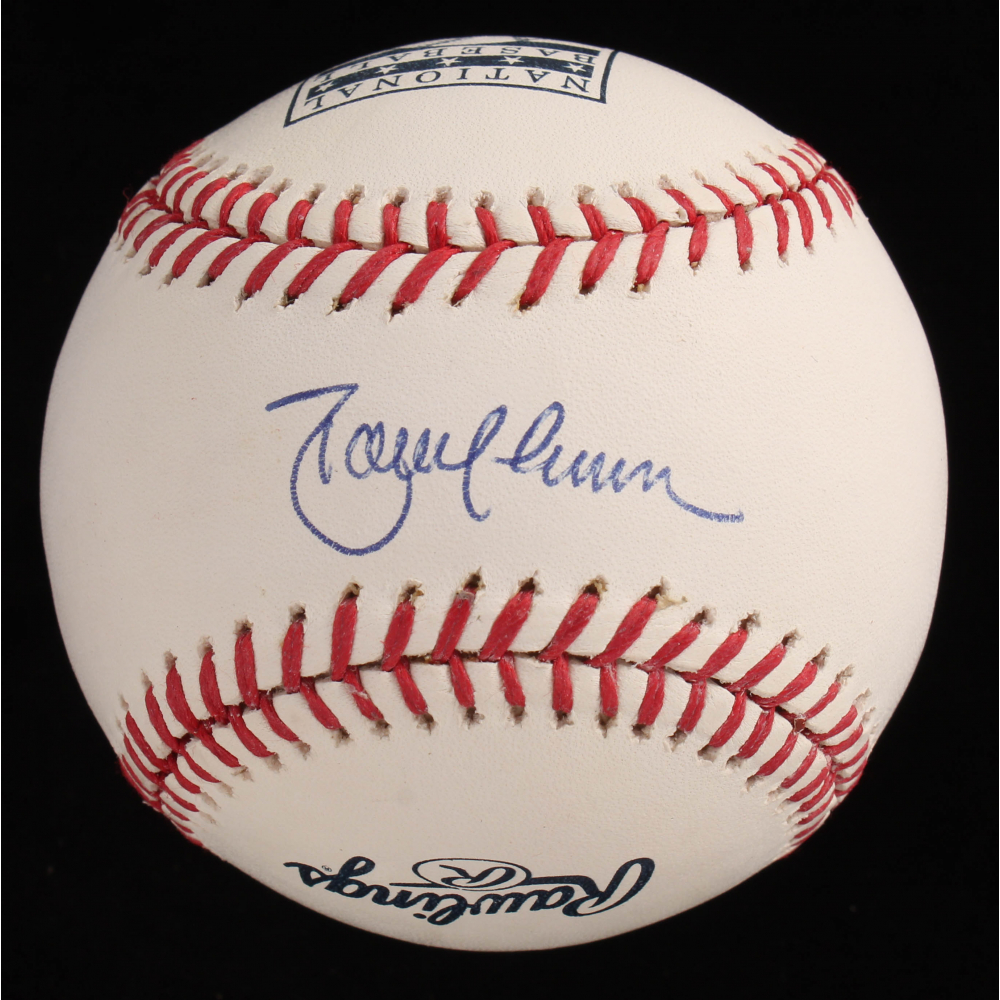 Randy Johnson Signed OML Hall of Fame Logo Baseball (JSA COA