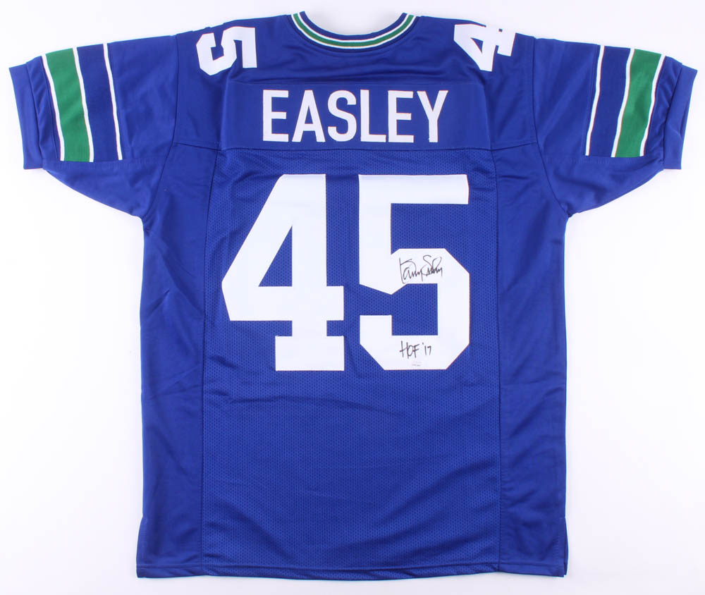 Kenny Easley Signed Jersey Inscribed "HOF 17" (JSA) at PristineAuction.com Kenny Easley Signed Jersey Inscribed "HOF 17" (JSA) at PristineAuction.com