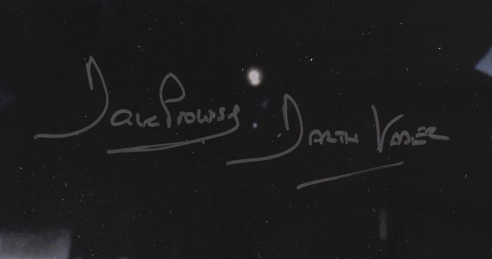 Dave Prowse Signed "Star Wars" 22x29 Custom Framed Photo Display Inscribed "Darth Vader" (Steiner COA) at PristineAuction.com Dave Prowse Signed "Star Wars" 22x29 Custom Framed Photo Display Inscribed "Darth Vader" (Steiner COA) at PristineAuction.com