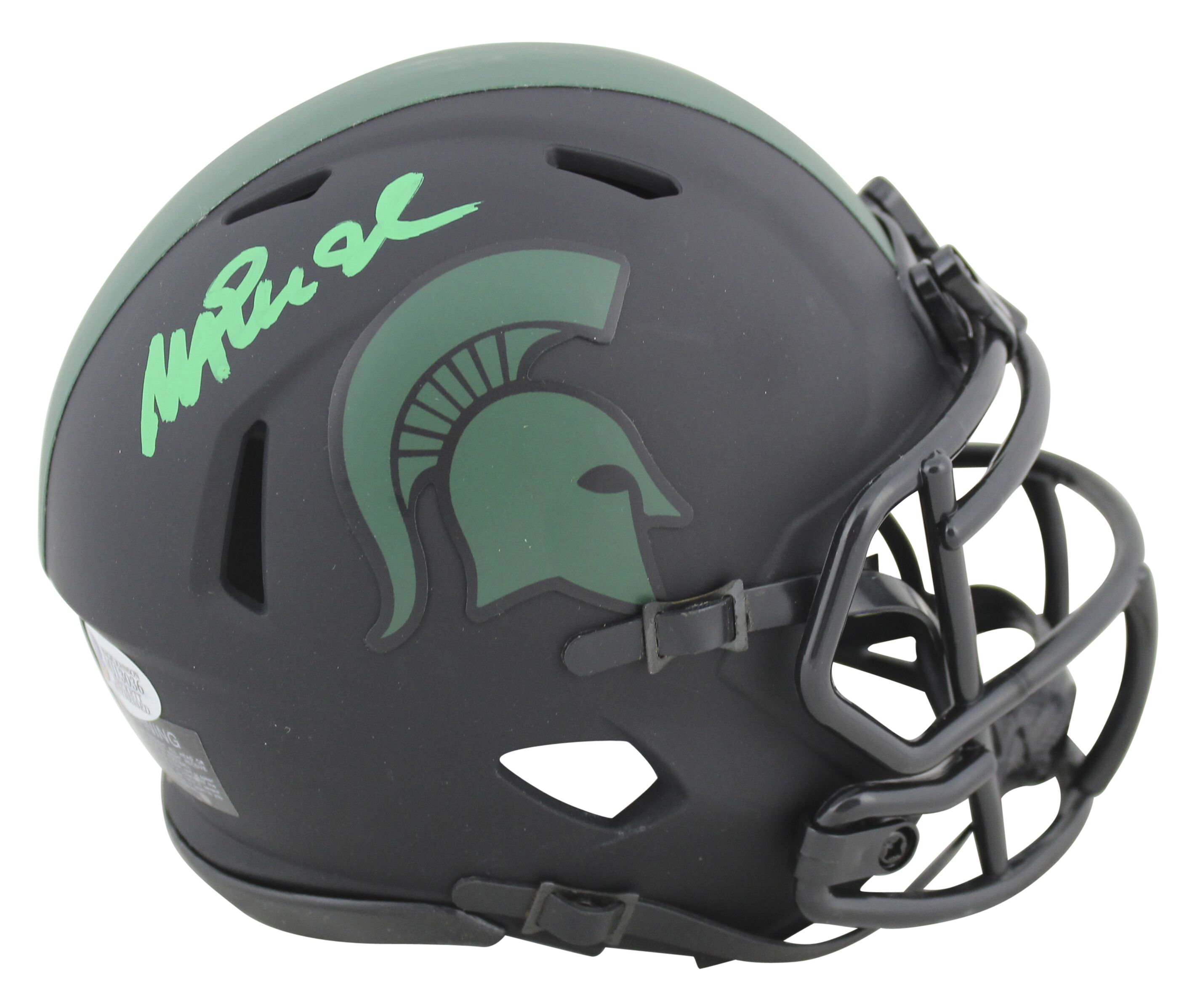 Magic Johnson Signed Michigan State Spartans Eclipse Alternate Speed Mini Helmet (Beckett) at PristineAuction.com Magic Johnson Signed Michigan State Spartans Eclipse Alternate Speed Mini Helmet (Beckett) at PristineAuction.com