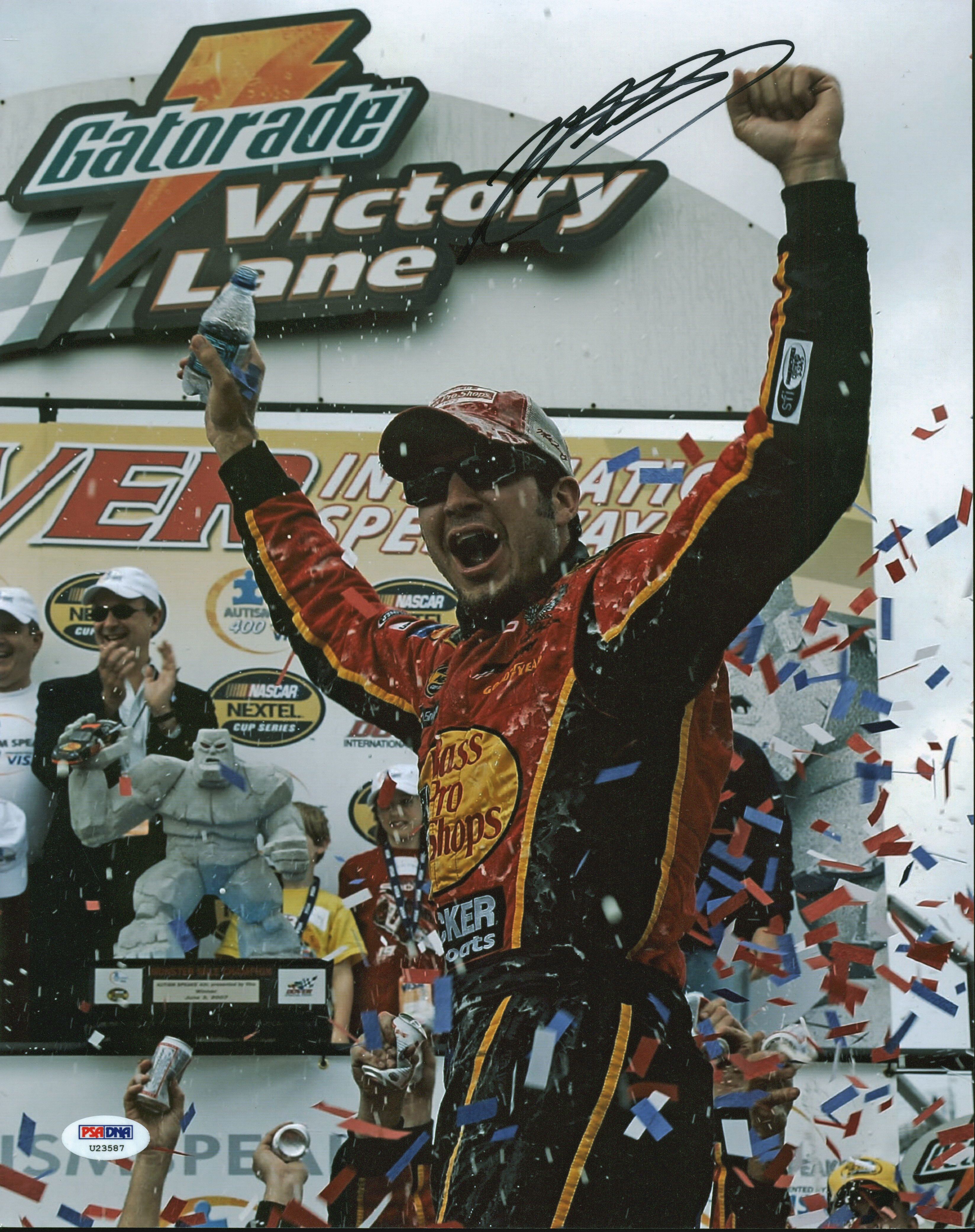 Martin Truex Jr. Signed NASCAR 11x14 Photo (PSA COA) at PristineAuction.com Martin Truex Jr. Signed NASCAR 11x14 Photo (PSA COA) at PristineAuction.com