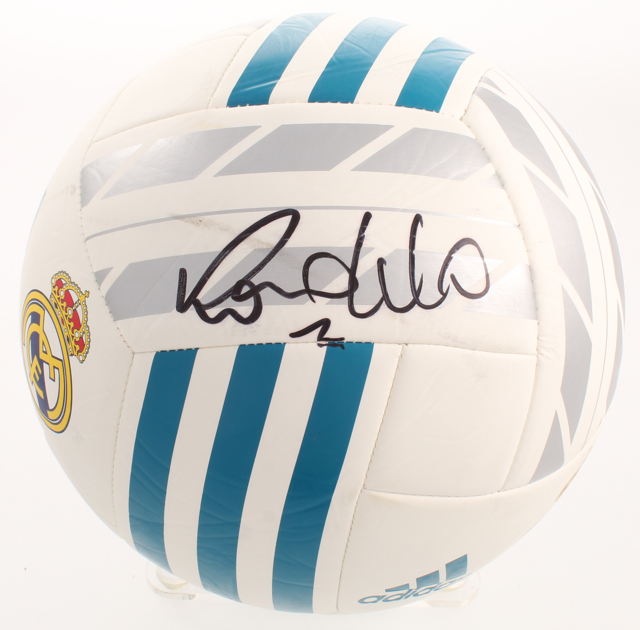 Ronaldo Twice-Signed Real Madrid Logo Soccer Ball (Beckett COA) at PristineAuction.com Ronaldo Twice-Signed Real Madrid Logo Soccer Ball (Beckett COA) at PristineAuction.com