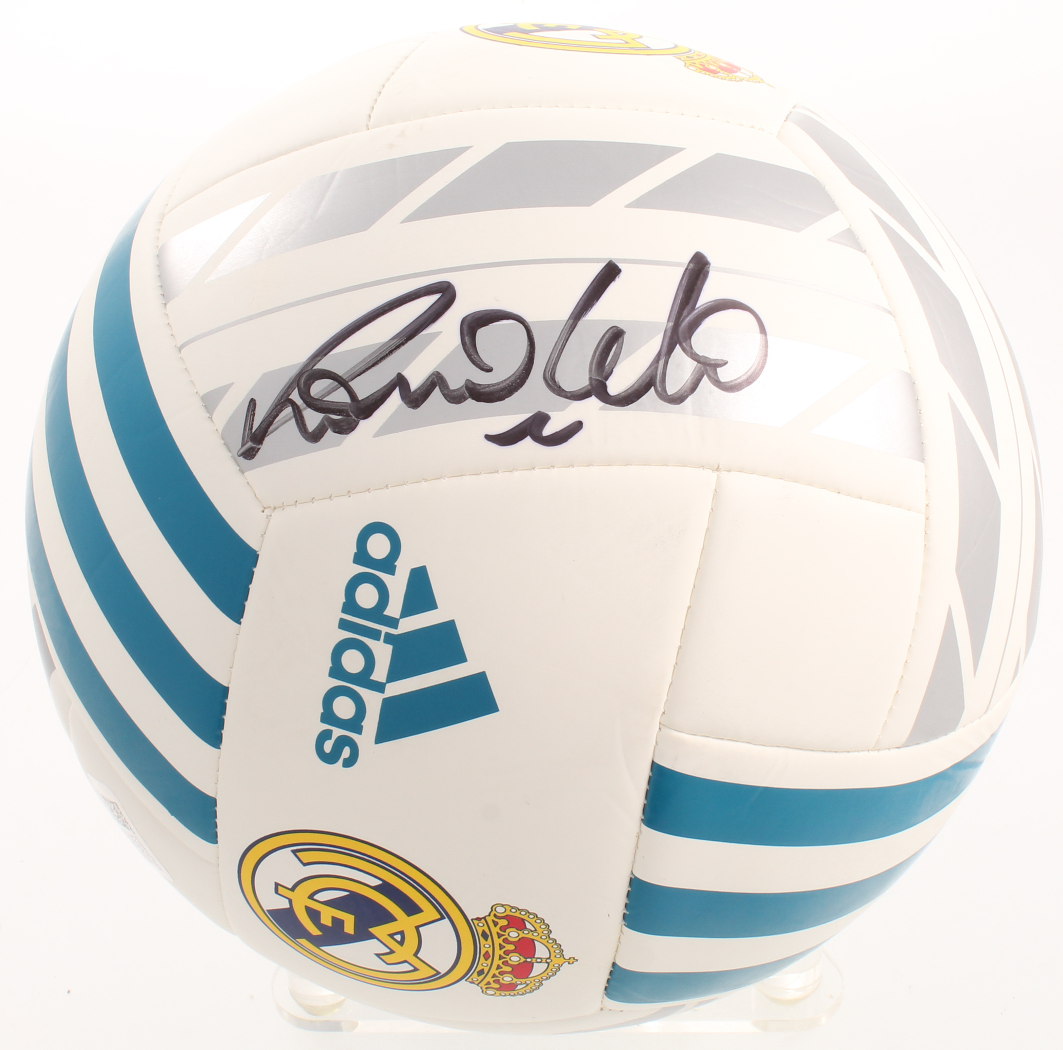 Ronaldo Twice-Signed Real Madrid Logo Soccer Ball (Beckett COA) at PristineAuction.com Ronaldo Twice-Signed Real Madrid Logo Soccer Ball (Beckett COA) at PristineAuction.com