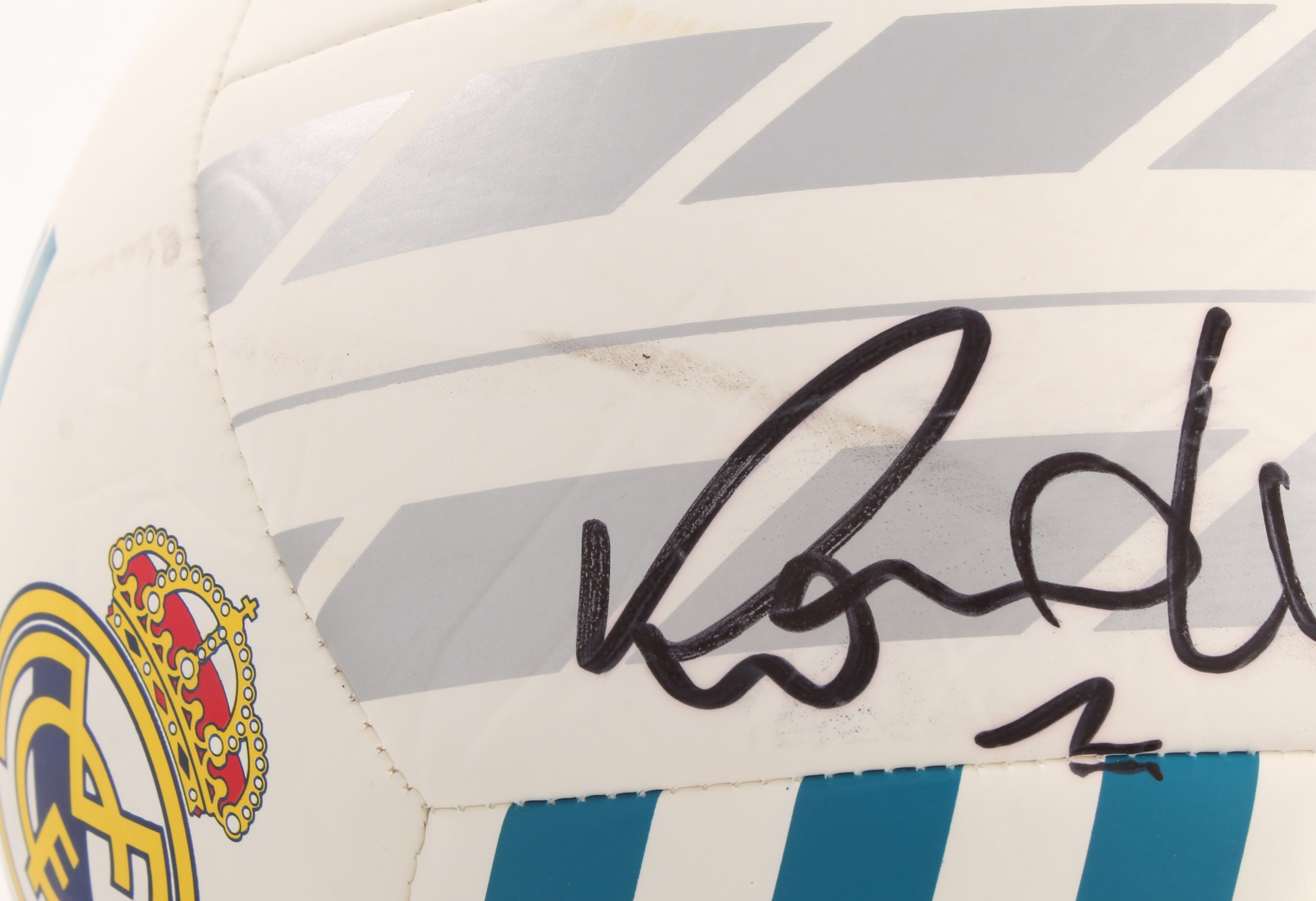 Ronaldo Twice-Signed Real Madrid Logo Soccer Ball (Beckett COA) at PristineAuction.com Ronaldo Twice-Signed Real Madrid Logo Soccer Ball (Beckett COA) at PristineAuction.com