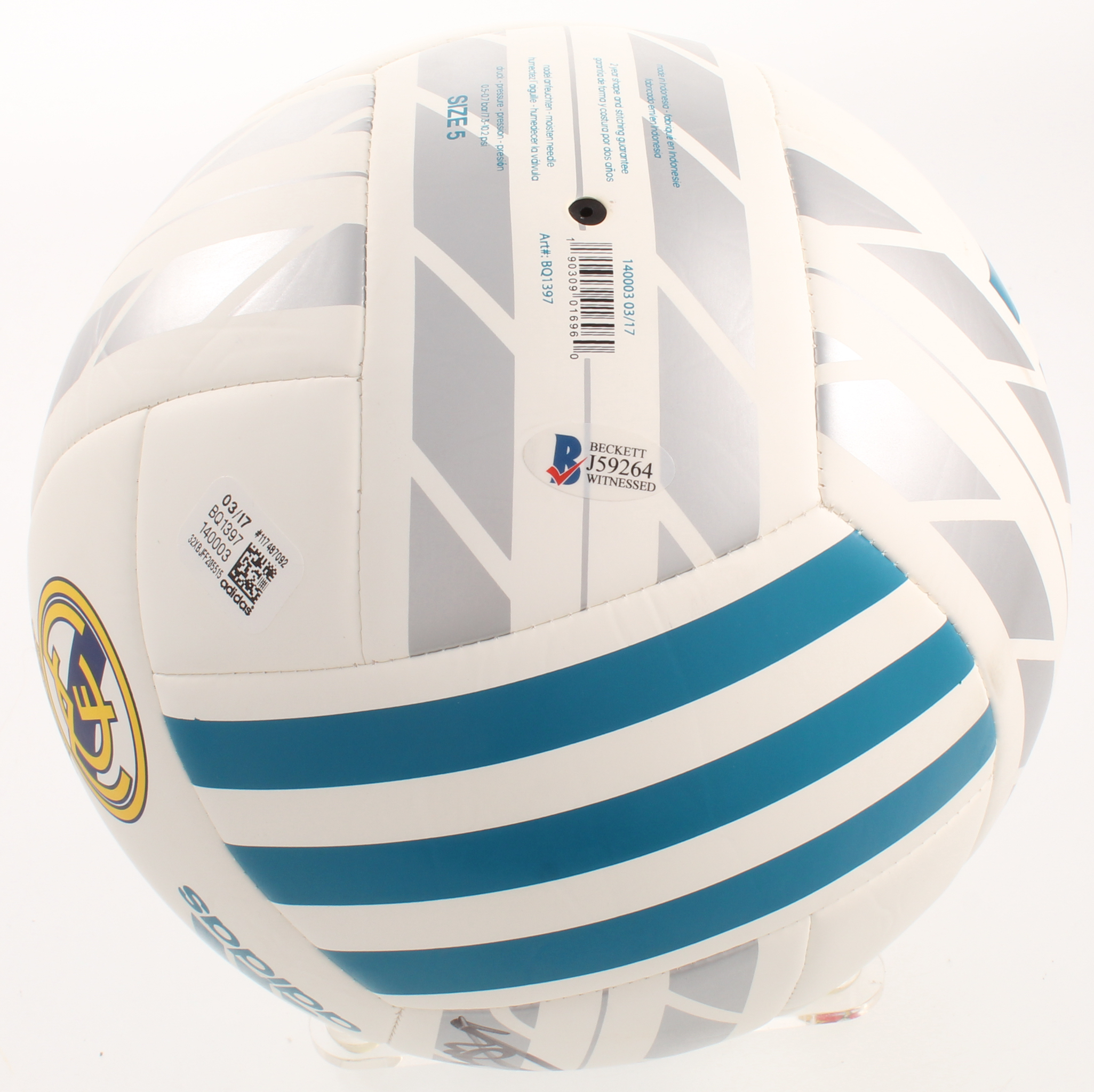 Ronaldo Twice-Signed Real Madrid Logo Soccer Ball (Beckett COA) at PristineAuction.com Ronaldo Twice-Signed Real Madrid Logo Soccer Ball (Beckett COA) at PristineAuction.com