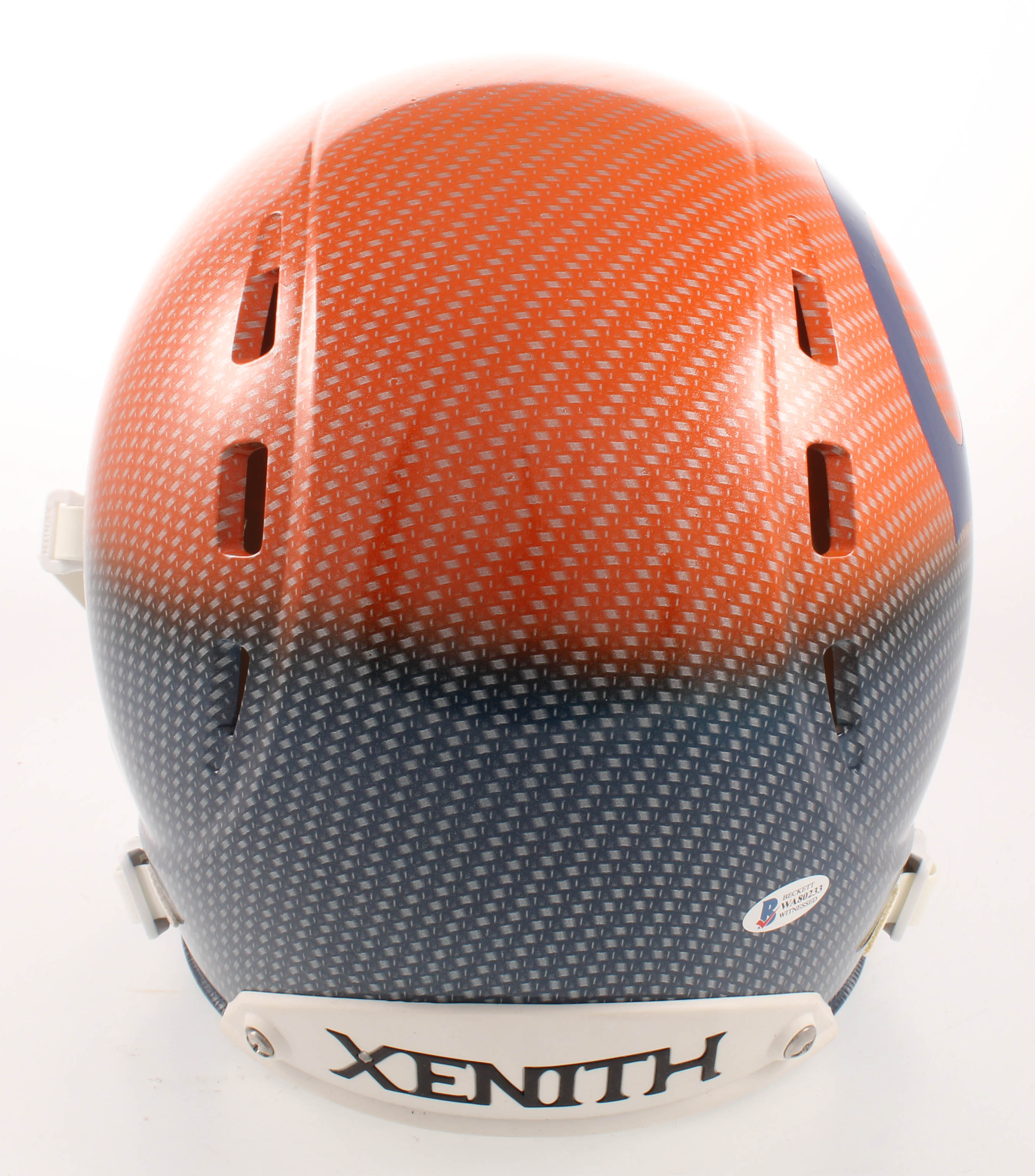 Brian Urlacher Signed Bears Full-Size Authentic On-Field Hydro-Dipped Helmet Inscribed "HOF 2018" (Beckett COA) at PristineAuction.com Brian Urlacher Signed Bears Full-Size Authentic On-Field Hydro-Dipped Helmet Inscribed "HOF 2018" (Beckett COA) at PristineAuction.com