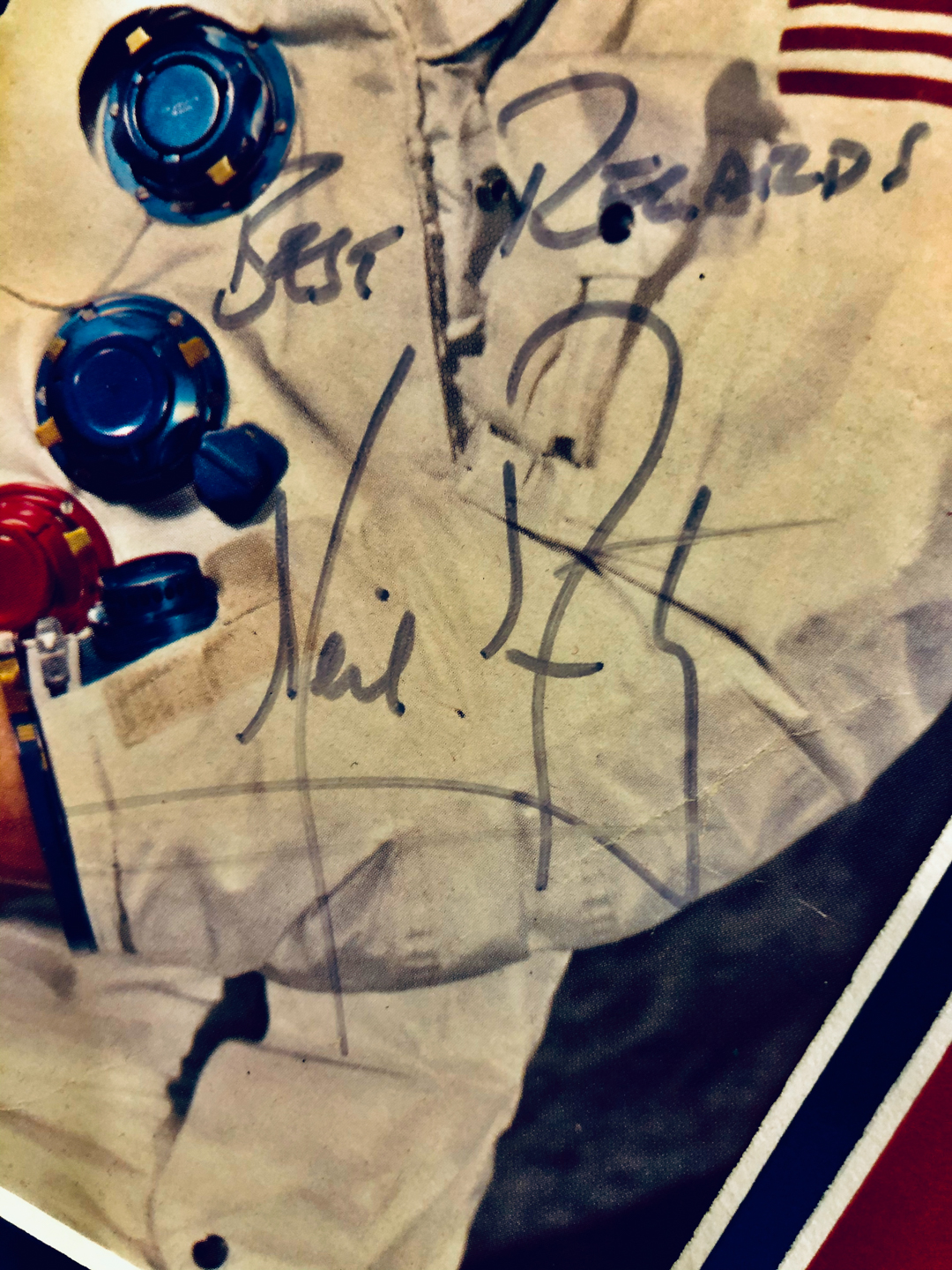 Michael Collins, Buzz Aldrin & Neil Armstrong Signed "Apollo 11" 20.5x39 Custom Framed Photo Display (JSA LOA) at PristineAuction.com Michael Collins, Buzz Aldrin & Neil Armstrong Signed "Apollo 11" 20.5x39 Custom Framed Photo Display (JSA LOA) at PristineAuction.com