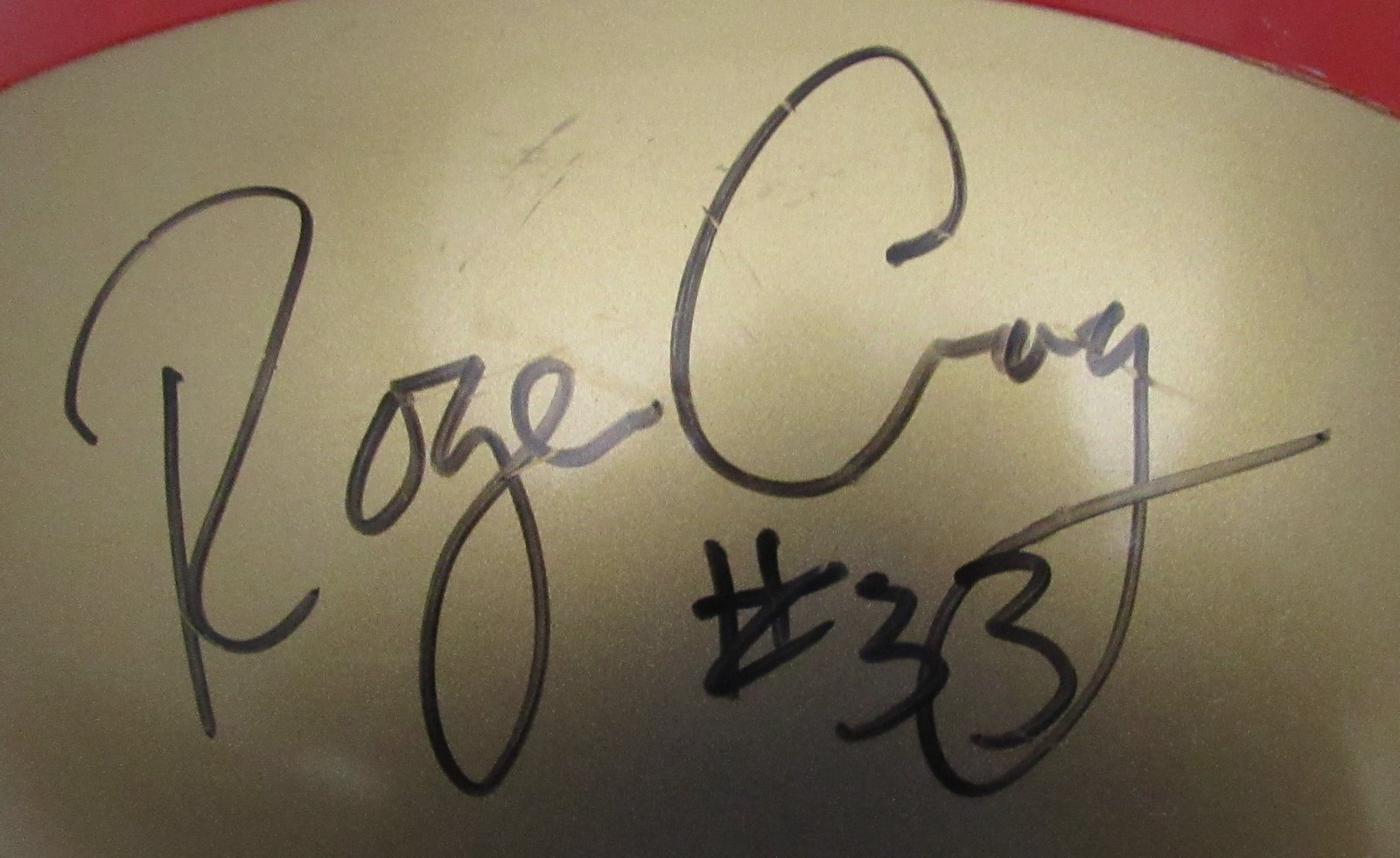 Roger Craig Signed 49ers Full-Size Authentic Proline Helmet (TriStar Hologram) at PristineAuction.com Roger Craig Signed 49ers Full-Size Authentic Proline Helmet (TriStar Hologram) at PristineAuction.com