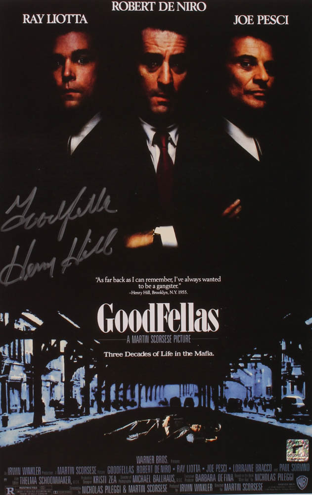 Henry Hill Signed "Goodfellas" 11x17 Photo Inscribed "Goodfella" (Hill Hologram) at PristineAuction.com Henry Hill Signed "Goodfellas" 11x17 Photo Inscribed "Goodfella" (Hill Hologram) at PristineAuction.com