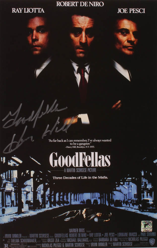 Henry Hill Signed "Goodfellas" 11x17 Photo Inscribed "Goodfella" (Hill Hologram) at PristineAuction.com Henry Hill Signed "Goodfellas" 11x17 Photo Inscribed "Goodfella" (Hill Hologram) at PristineAuction.com
