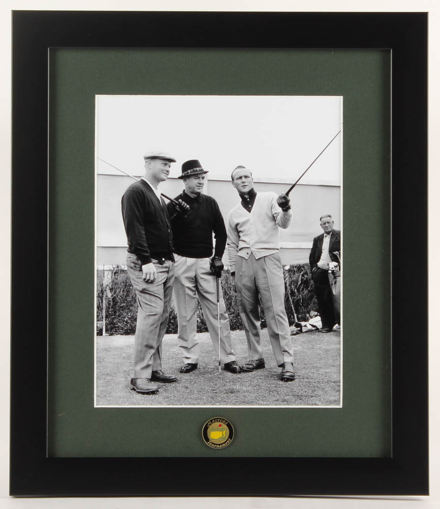 Arnold Palmer, Jack Nicklaus & Sam Snead "The Masters" 13x15 Custom