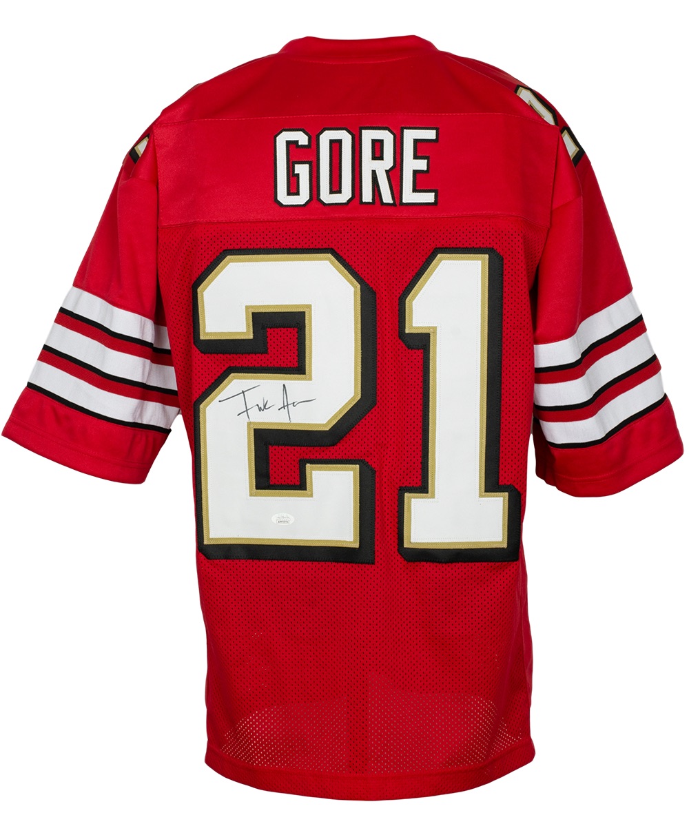 Frank Gore Signed Jersey (JSA COA) at PristineAuction.com Frank Gore Signed Jersey (JSA COA) at PristineAuction.com