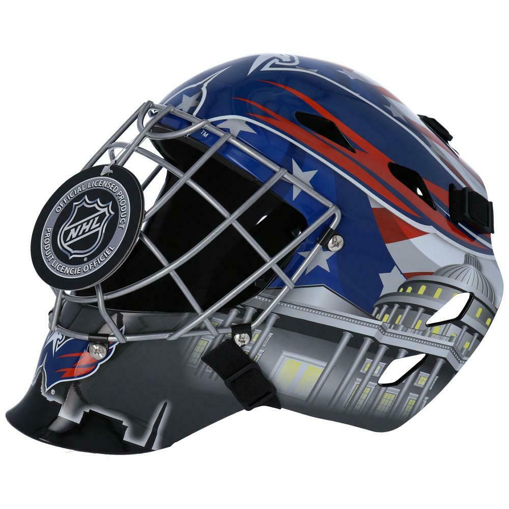 Ilya Samsonov Signed Capitals Replica Goalie Mask (Fanatics Hologram) at PristineAuction.com Ilya Samsonov Signed Capitals Replica Goalie Mask (Fanatics Hologram) at PristineAuction.com