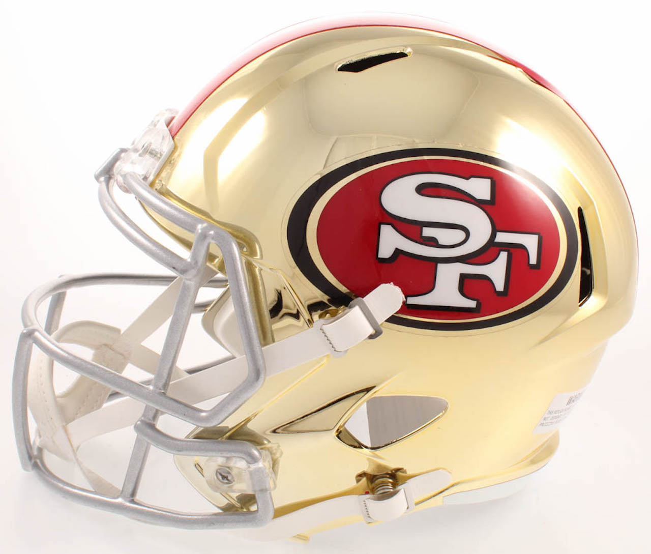 George Kittle Signed 49ers Full-Size Chrome Speed Helmet (Beckett COA) at PristineAuction.com George Kittle Signed 49ers Full-Size Chrome Speed Helmet (Beckett COA) at PristineAuction.com