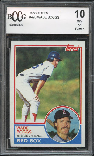 Wade Boggs 1983 Topps #498 RC (BCCG 10) at PristineAuction.com Wade Boggs 1983 Topps #498 RC (BCCG 10) at PristineAuction.com