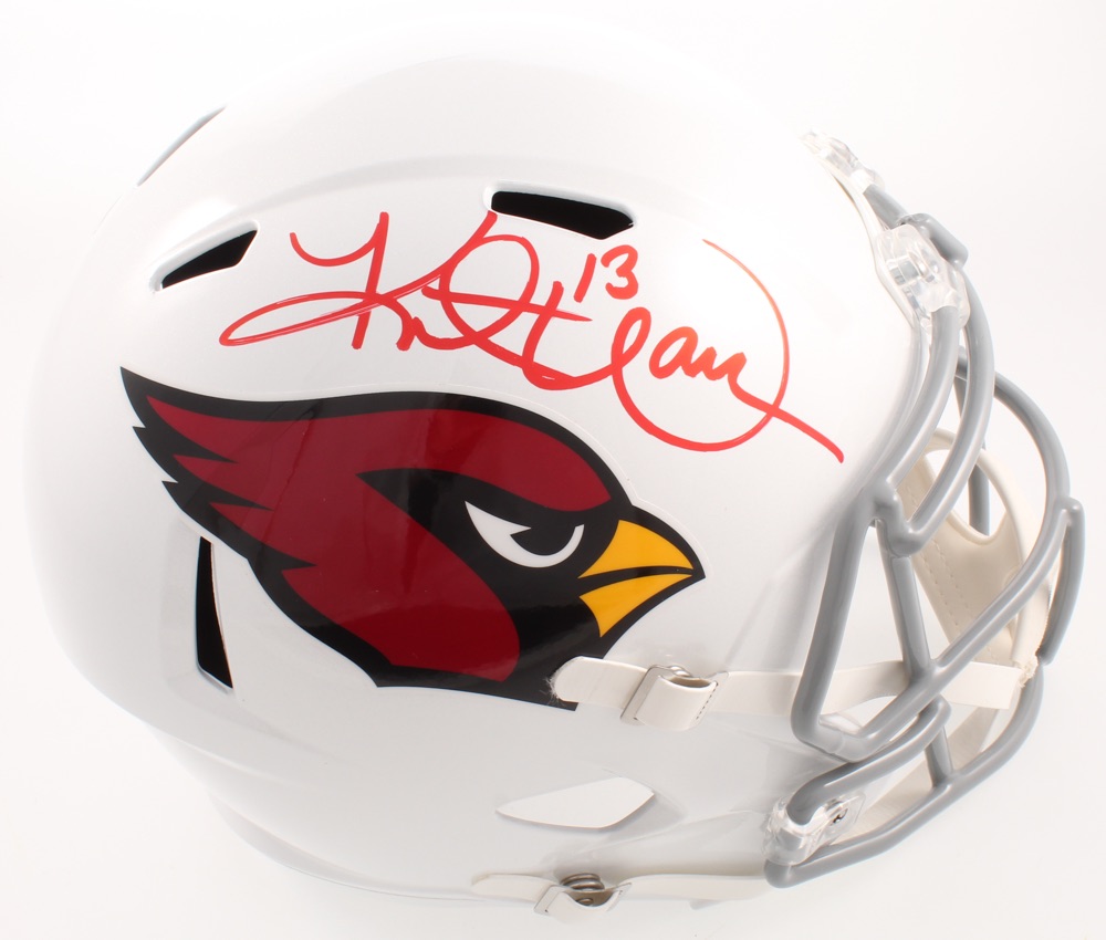 Kurt Warner Signed Cardinals Full-Size Speed Helmet (JSA COA) at PristineAuction.com Kurt Warner Signed Cardinals Full-Size Speed Helmet (JSA COA) at PristineAuction.com