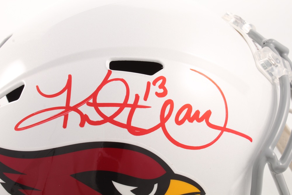 Kurt Warner Signed Cardinals Full-Size Speed Helmet (JSA COA) at PristineAuction.com Kurt Warner Signed Cardinals Full-Size Speed Helmet (JSA COA) at PristineAuction.com