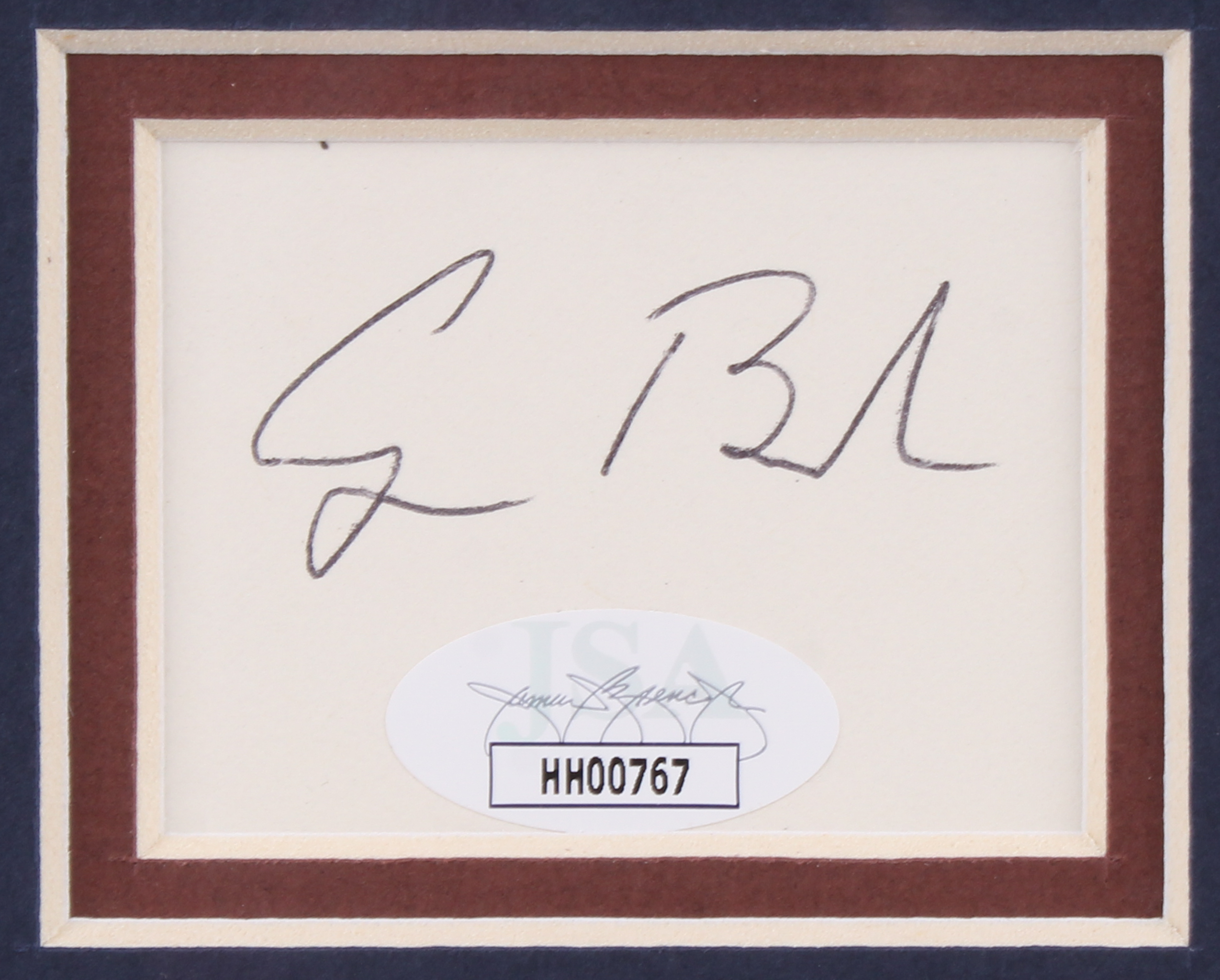 George H. W. Bush Signed 16.5x20.5 Custom Framed Cut Display (JSA COA) at PristineAuction.com George H. W. Bush Signed 16.5x20.5 Custom Framed Cut Display (JSA COA) at PristineAuction.com