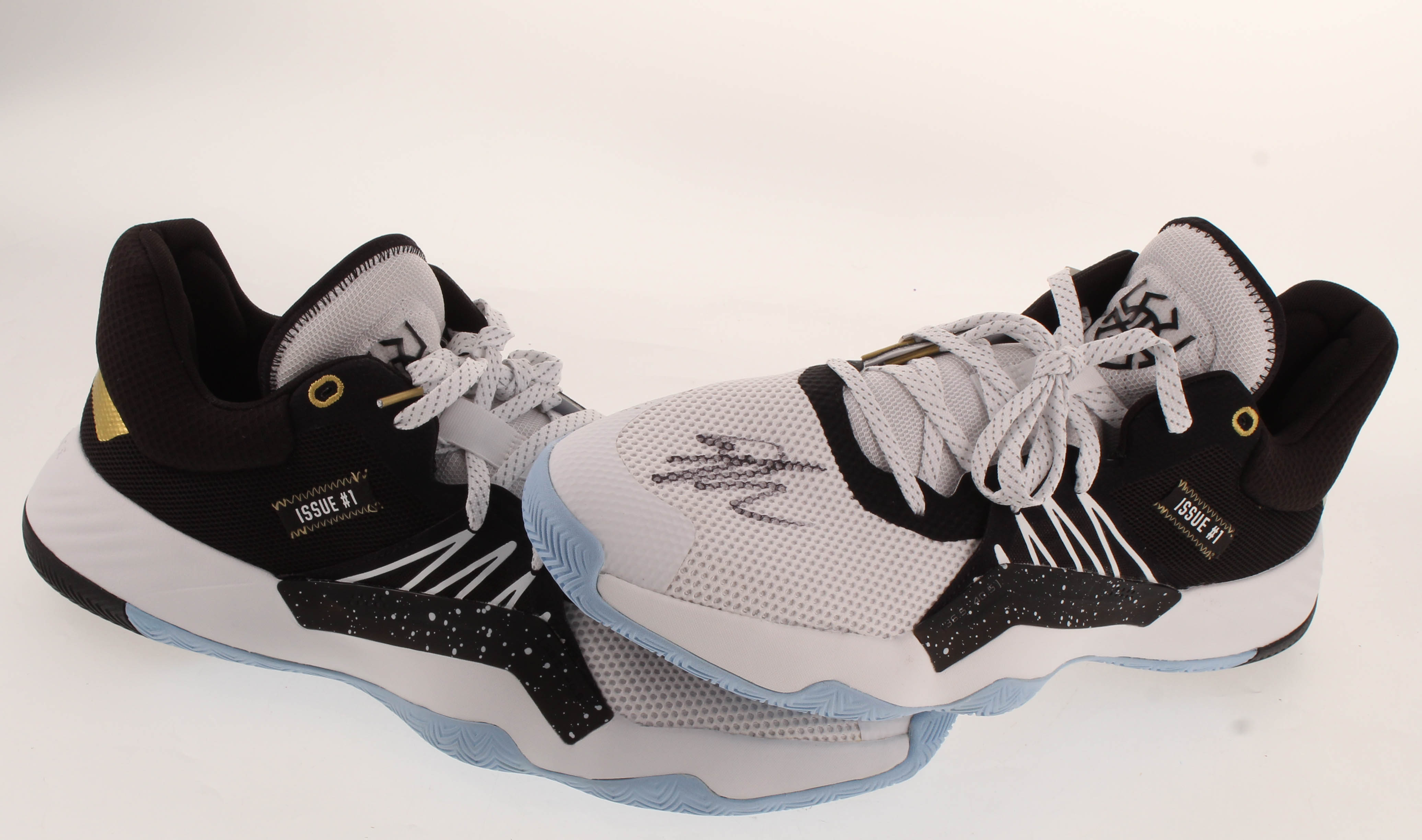 Pair of (2) Donovan Mitchell Signed Adidas Basketball Shoes (JSA COA) at PristineAuction.com Pair of (2) Donovan Mitchell Signed Adidas Basketball Shoes (JSA COA) at PristineAuction.com