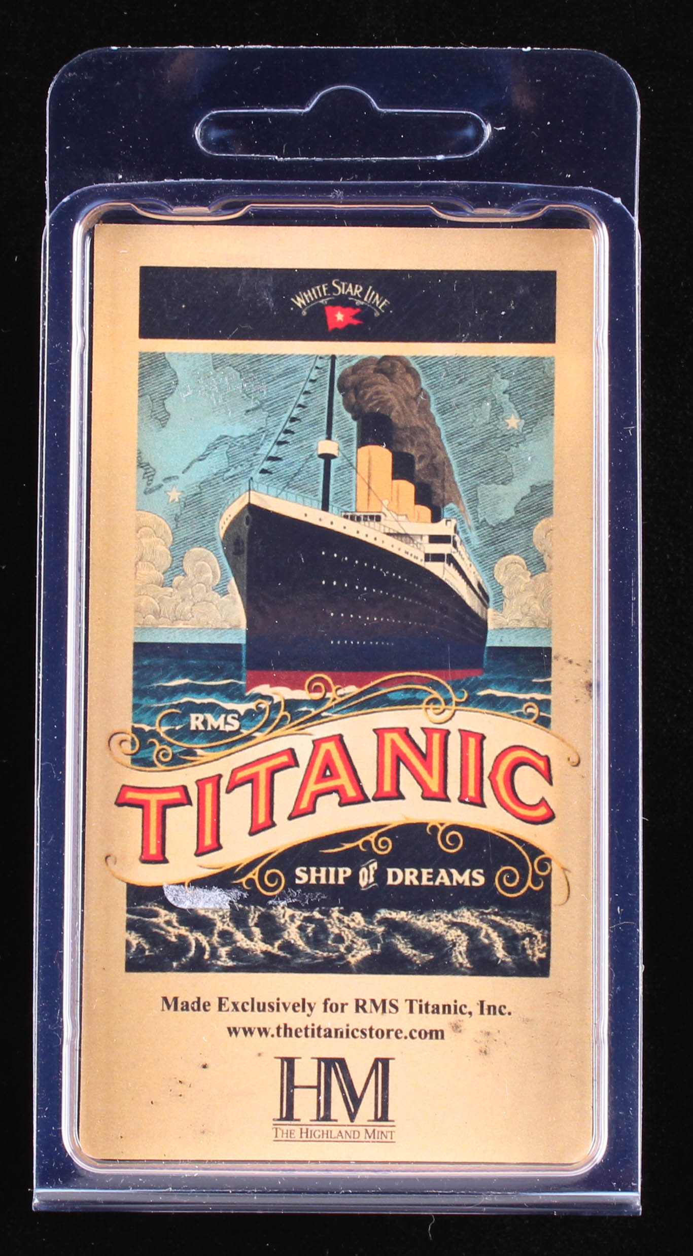 Authentic Coal From Titanic Wreckage in Bronze Keychain (RMS Titanic COA) at PristineAuction.com Authentic Coal From Titanic Wreckage in Bronze Keychain (RMS Titanic COA) at PristineAuction.com