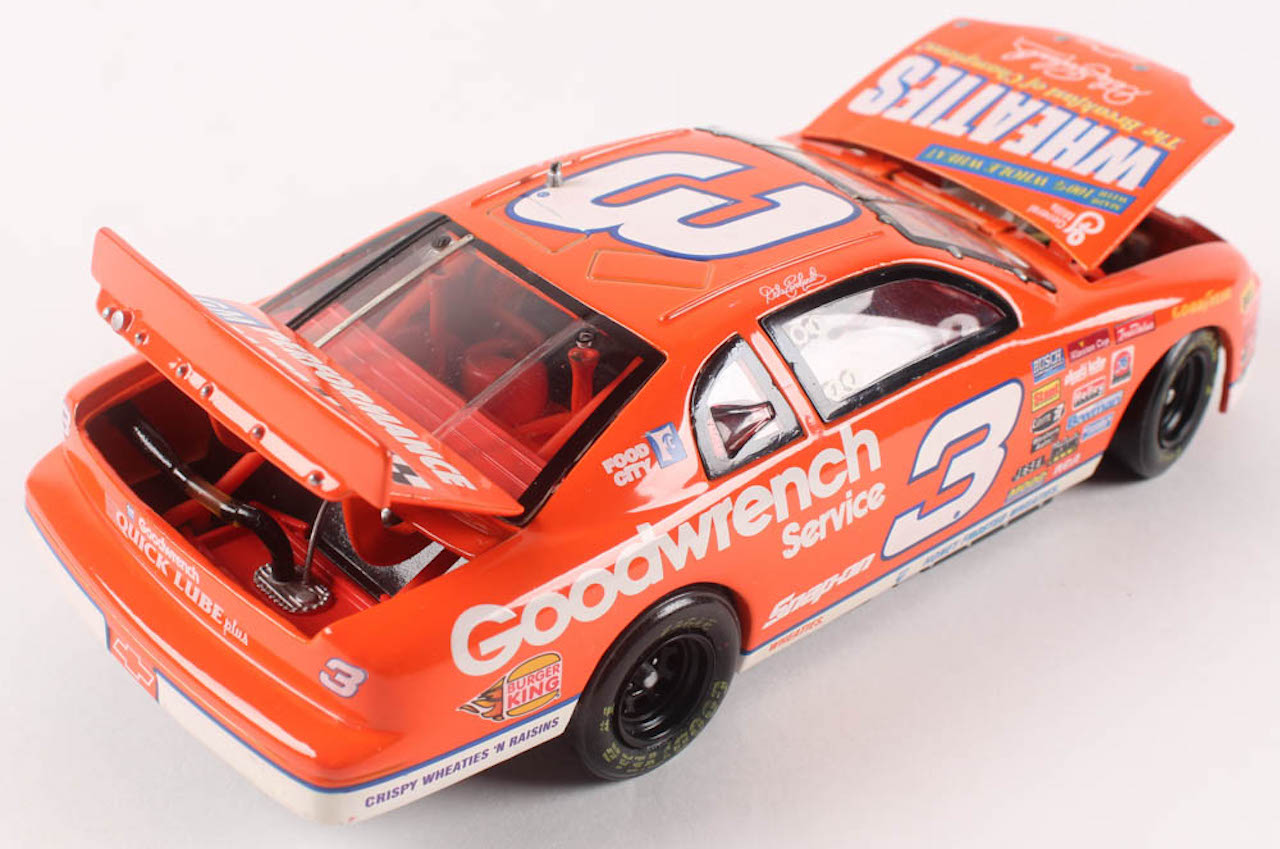 Dale Earnhardt LE 1997 Monte Carlo #3 Goodwrench / Wheaties 2nd Edition 1:24 Scale Die Cast Car at PristineAuction.com Dale Earnhardt LE 1997 Monte Carlo #3 Goodwrench / Wheaties 2nd Edition 1:24 Scale Die Cast Car at PristineAuction.com