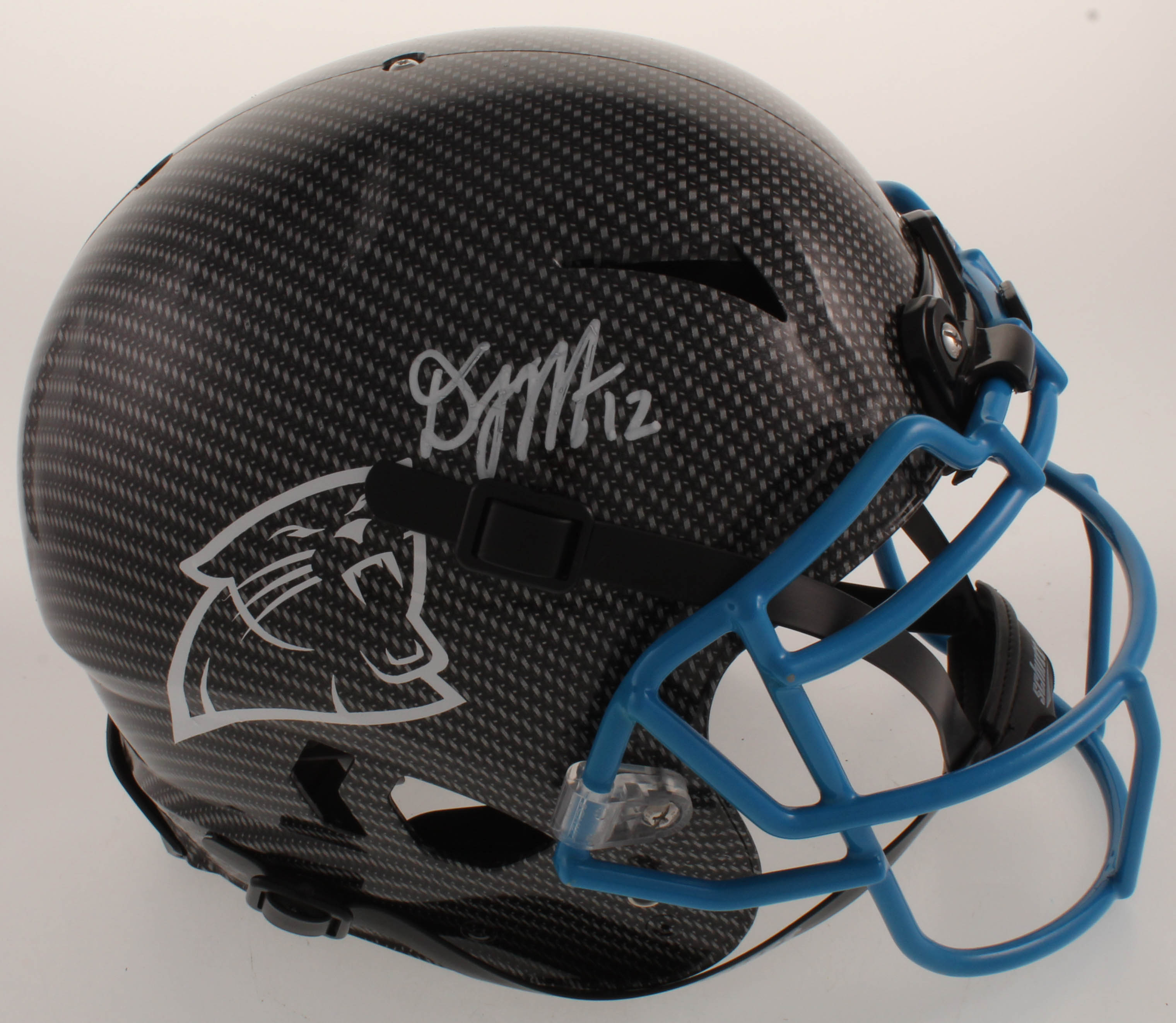 D. J. Moore Signed Panthers Full-Size Authentic On-Field Hydro-Dipped Vengeance Helmet (JSA COA) at PristineAuction.com D. J. Moore Signed Panthers Full-Size Authentic On-Field Hydro-Dipped Vengeance Helmet (JSA COA) at PristineAuction.com