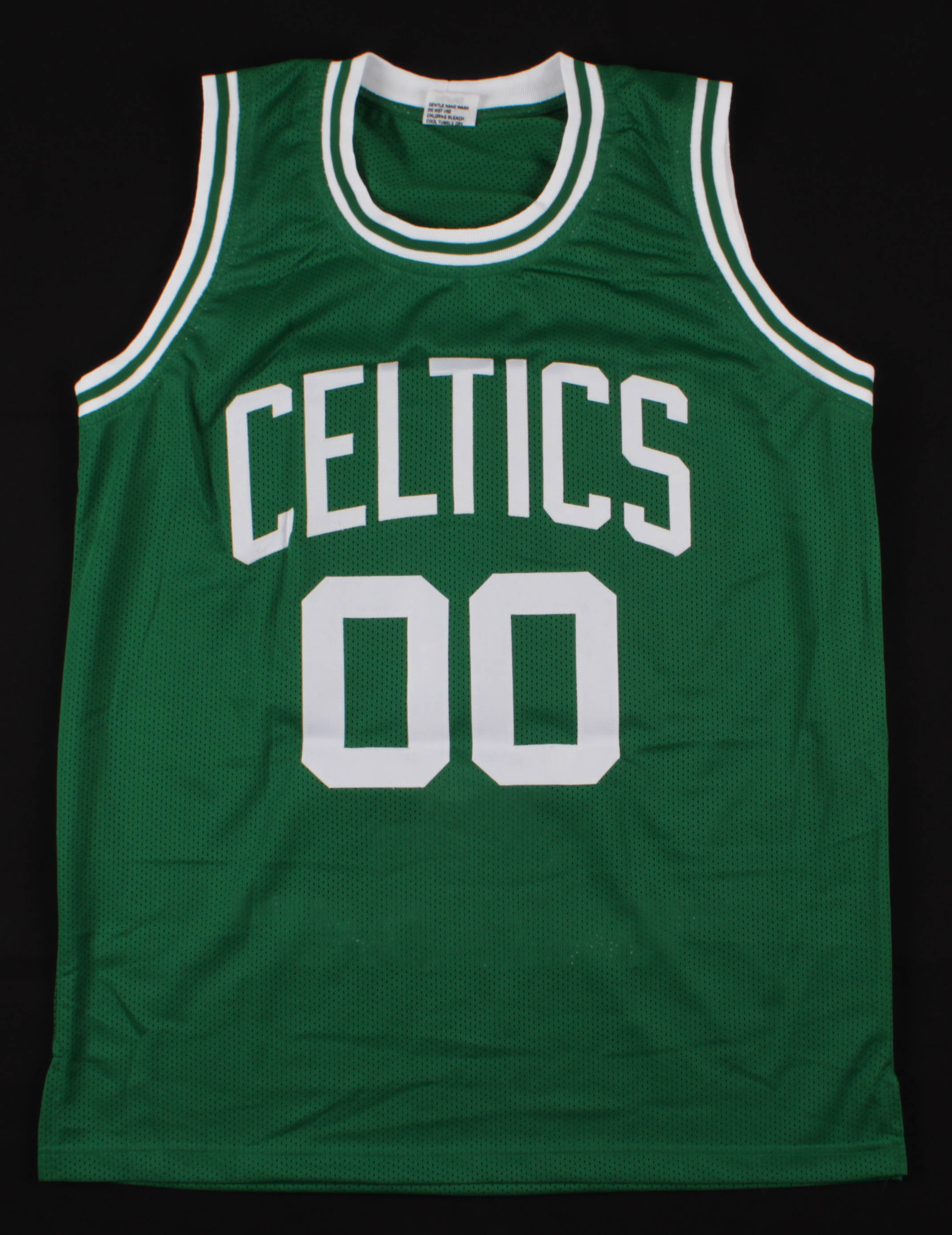 Robert Parish Signed Career Highlight Stat Jersey (JSA COA) at PristineAuction.com Robert Parish Signed Career Highlight Stat Jersey (JSA COA) at PristineAuction.com