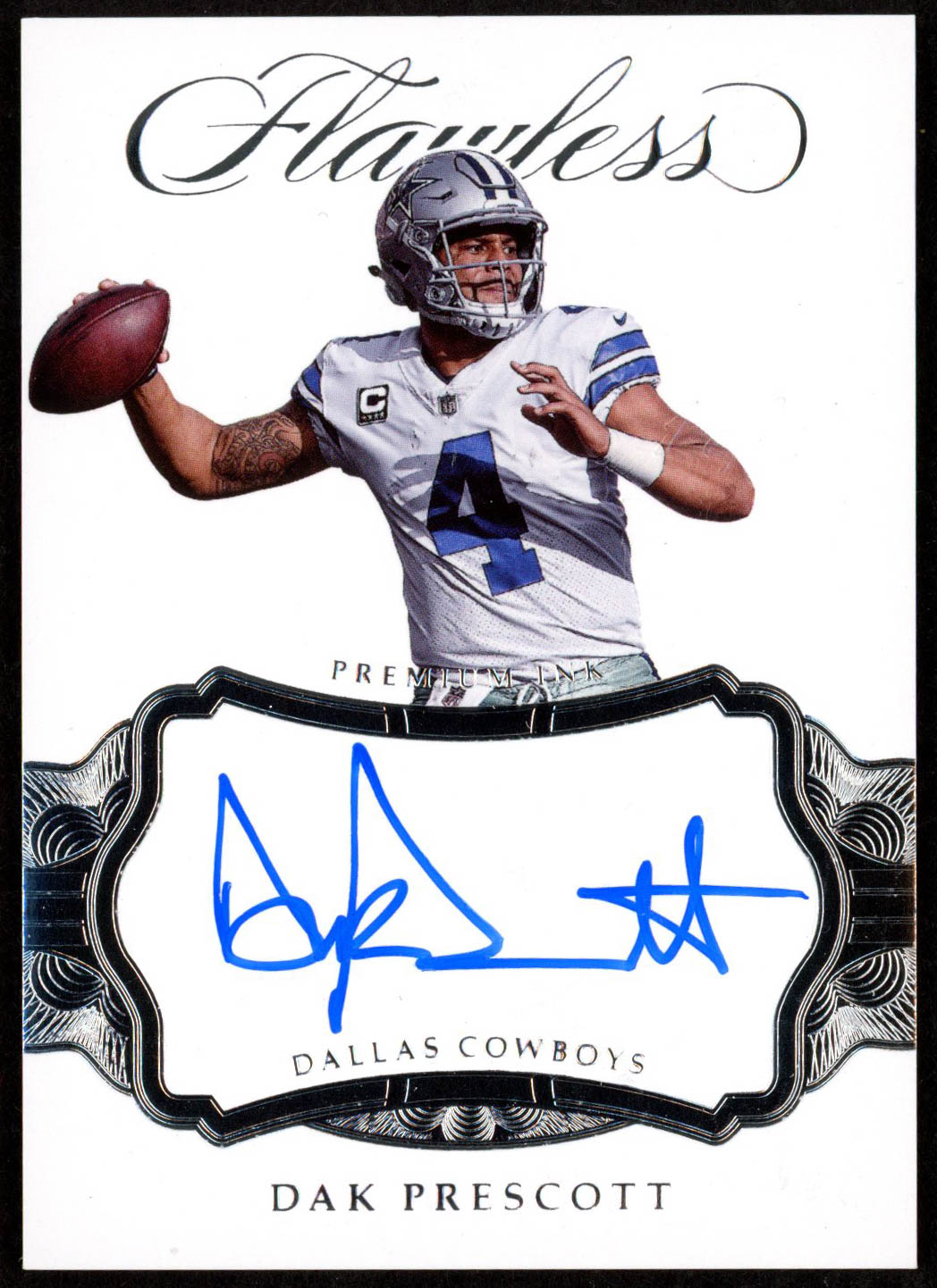 Dak Prescott 2017 Panini Flawless Premium Ink Platinum #10 at PristineAuction.com Dak Prescott 2017 Panini Flawless Premium Ink Platinum #10 at PristineAuction.com