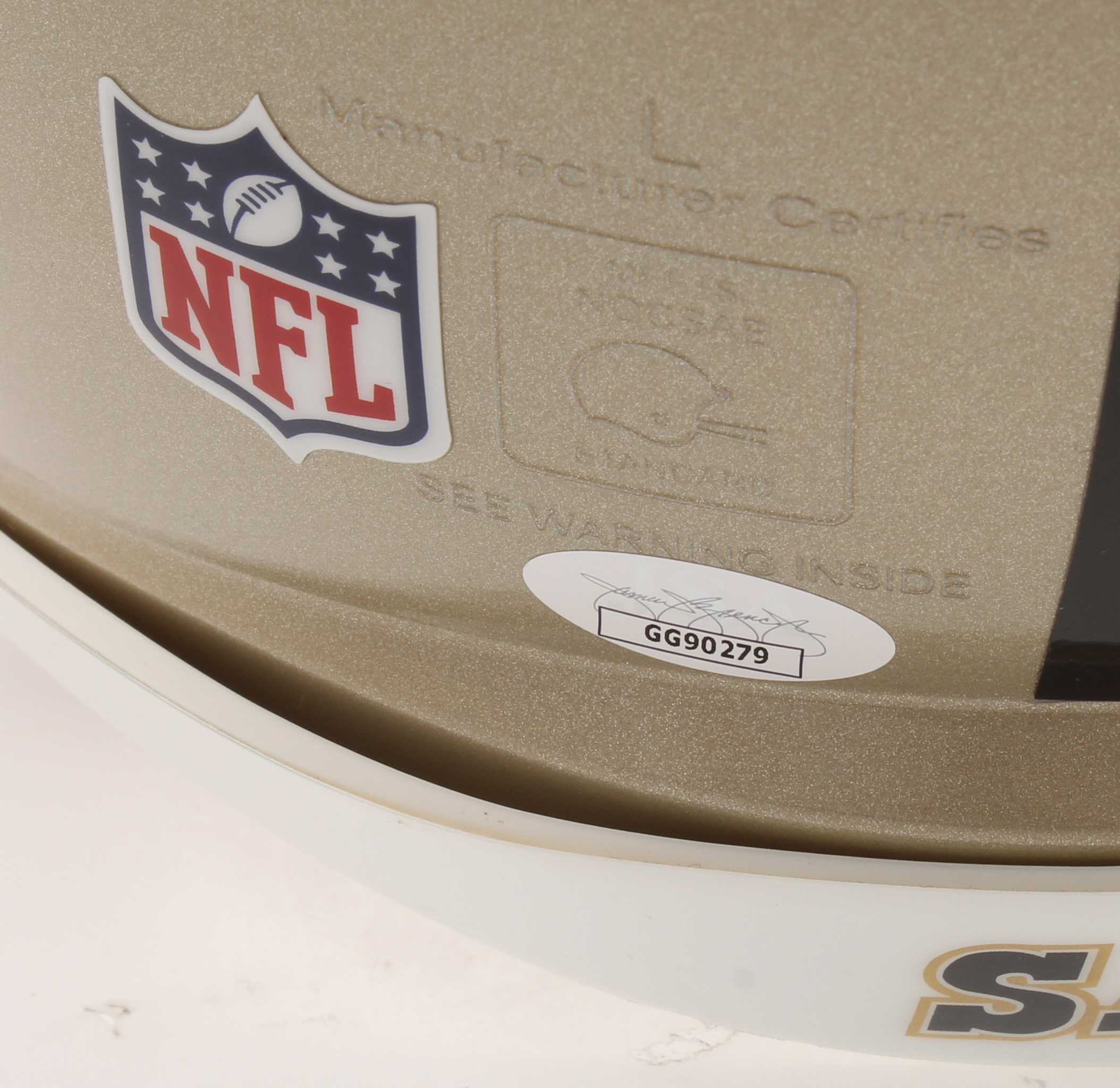 Drew Brees Signed Saints Full-Size Authentic On-Field Speed Helmet (JSA COA) at PristineAuction.com Drew Brees Signed Saints Full-Size Authentic On-Field Speed Helmet (JSA COA) at PristineAuction.com