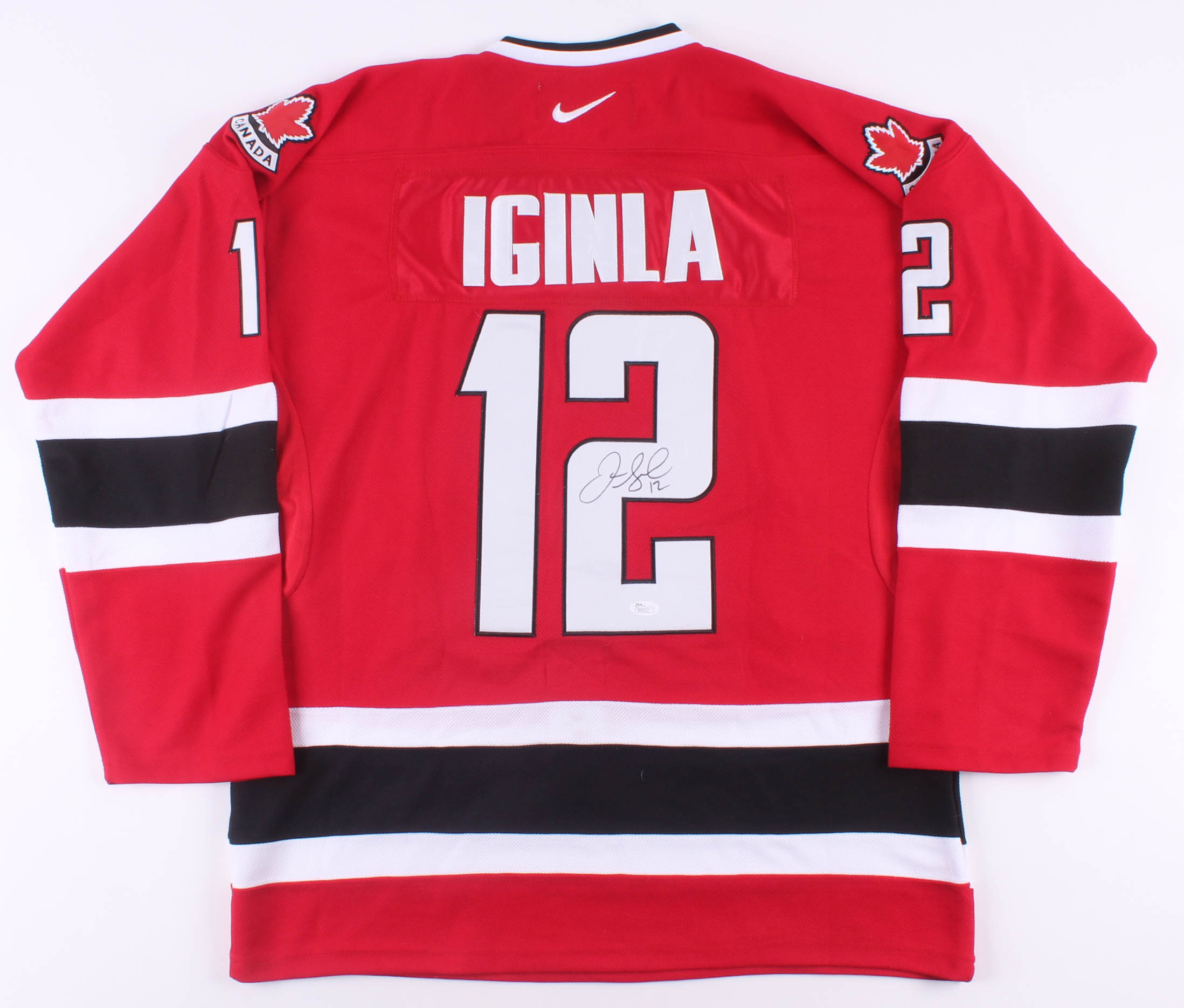 Jarome Iginla Signed Team Canada Jersey (JSA COA) at PristineAuction.com Jarome Iginla Signed Team Canada Jersey (JSA COA) at PristineAuction.com