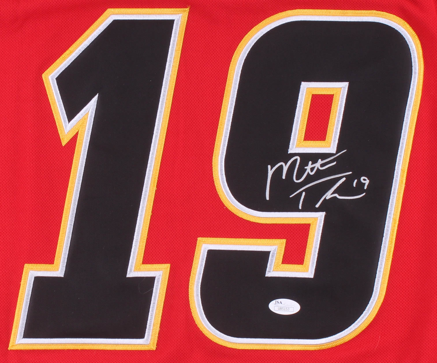 Matthew Tkachuk Signed Flames Jersey (JSA COA) at PristineAuction.com Matthew Tkachuk Signed Flames Jersey (JSA COA) at PristineAuction.com