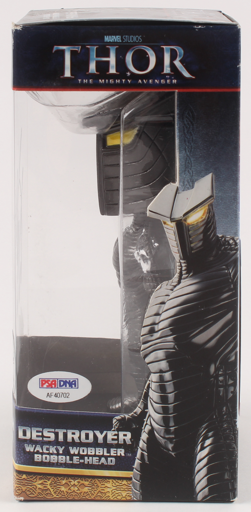 Stan Lee Signed "Thor: The Mighty Avenger" Destroyer Bobblehead (PSA COA & Lee Hologram) at PristineAuction.com Stan Lee Signed "Thor: The Mighty Avenger" Destroyer Bobblehead (PSA COA & Lee Hologram) at PristineAuction.com
