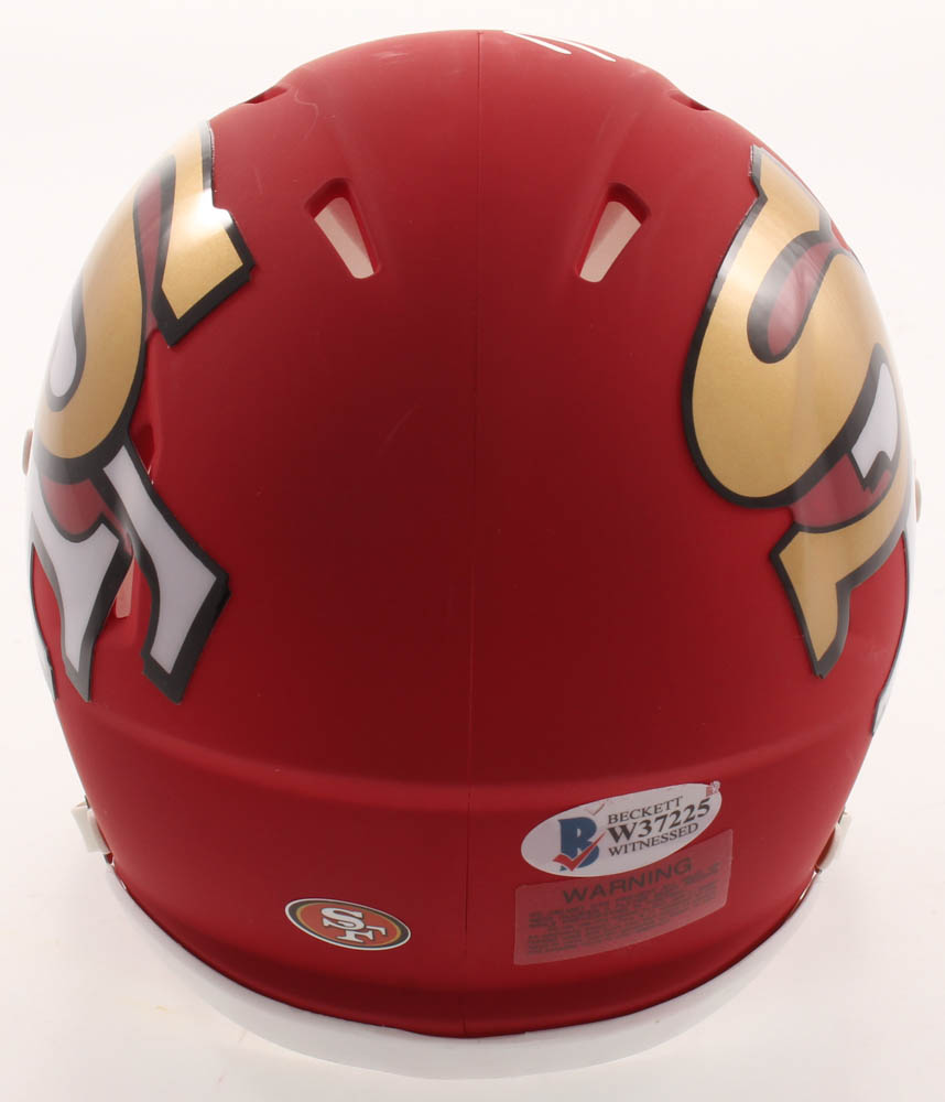 Nick Bosa Signed 49ers AMP Alternate Speed Mini Helmet (Beckett COA) at PristineAuction.com Nick Bosa Signed 49ers AMP Alternate Speed Mini Helmet (Beckett COA) at PristineAuction.com